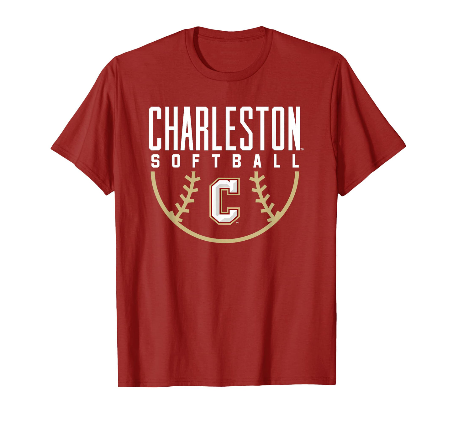 College of Charleston Cougars Softball Arch T-Shirt