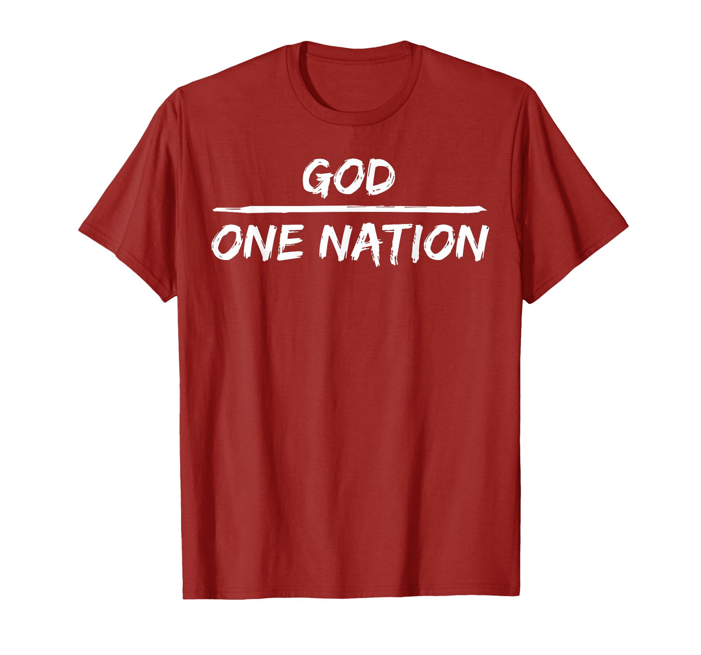 One Nation Under God Patriotic Christian American USA T-Shirt