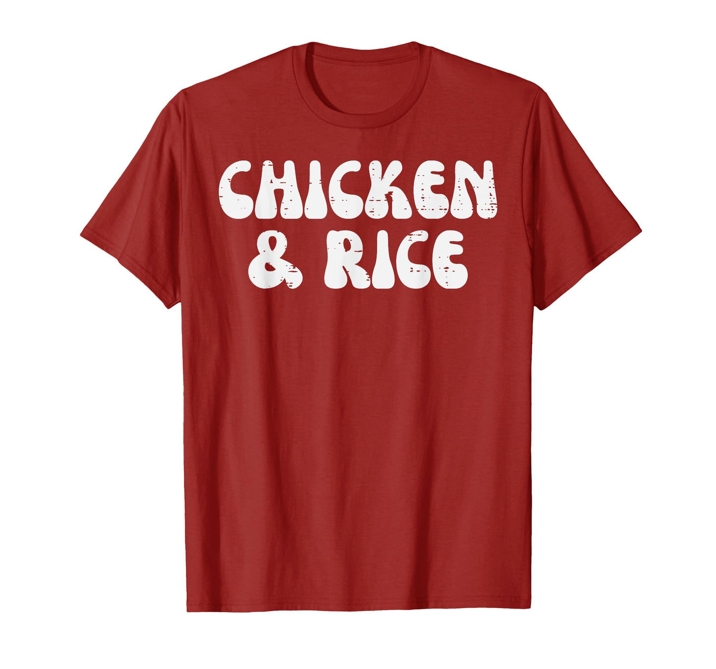 Gym Chicken And Rice Funny Workout Diet Fitness Men Women T-Shirt