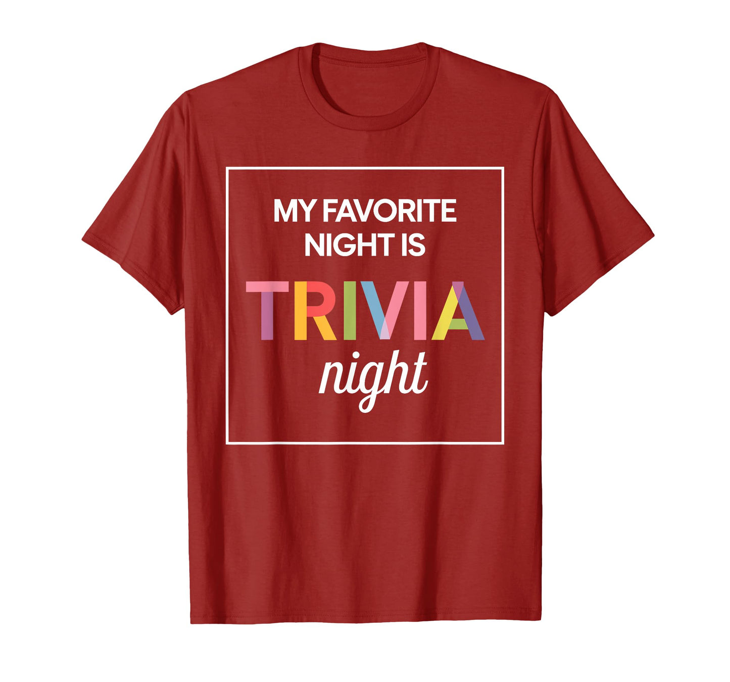 Funny Trivia Design For Men Women Trivia Night Trivia Lovers T-Shirt