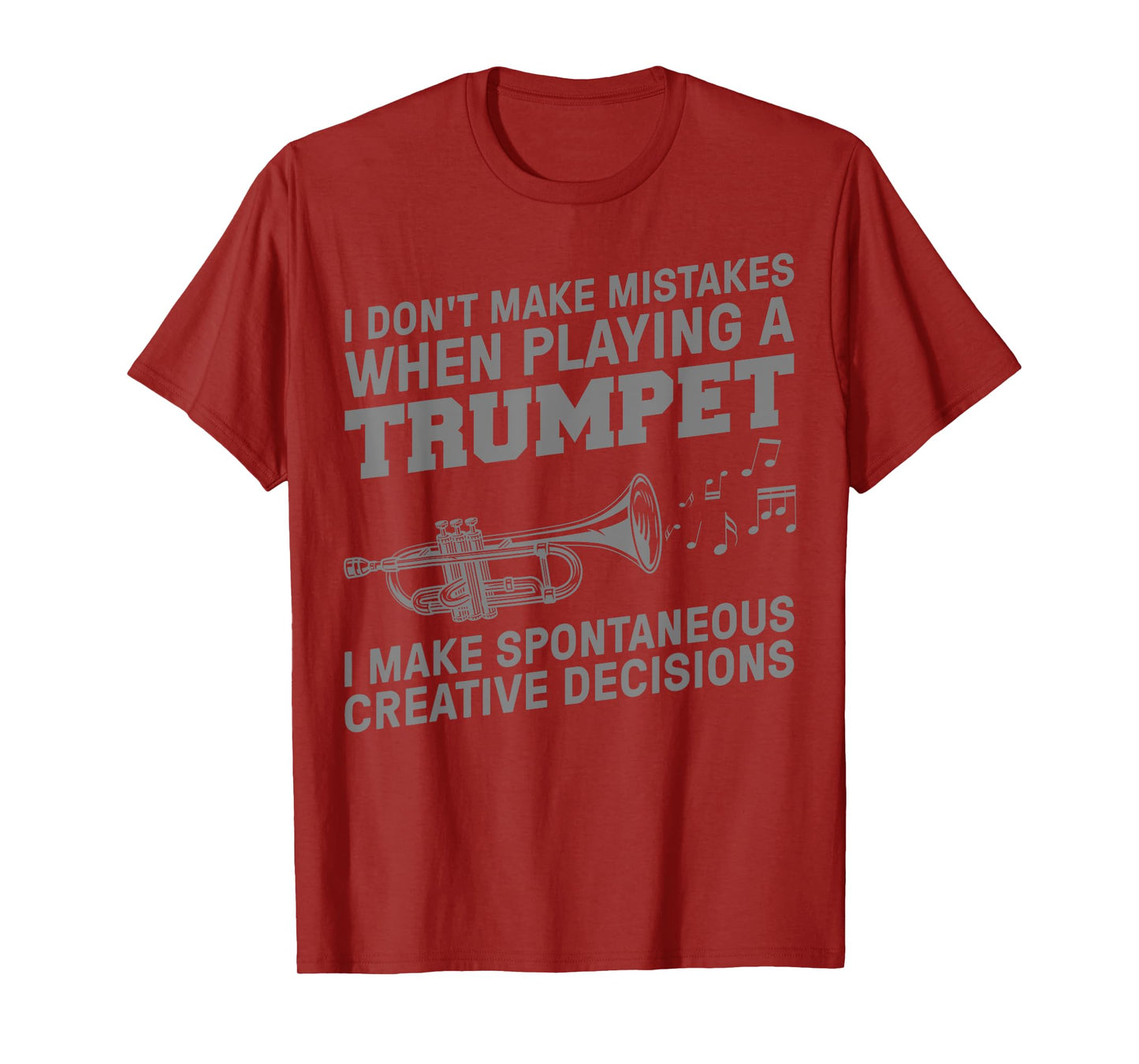 Funny Trumpet Art for Men Women Trumpetist Trumpet Player T-Shirt