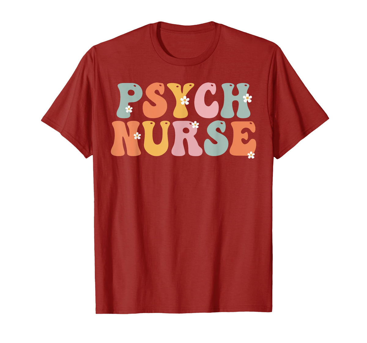 Psych Nurse Week Groovy Appreciation Day For Women For Work T-Shirt