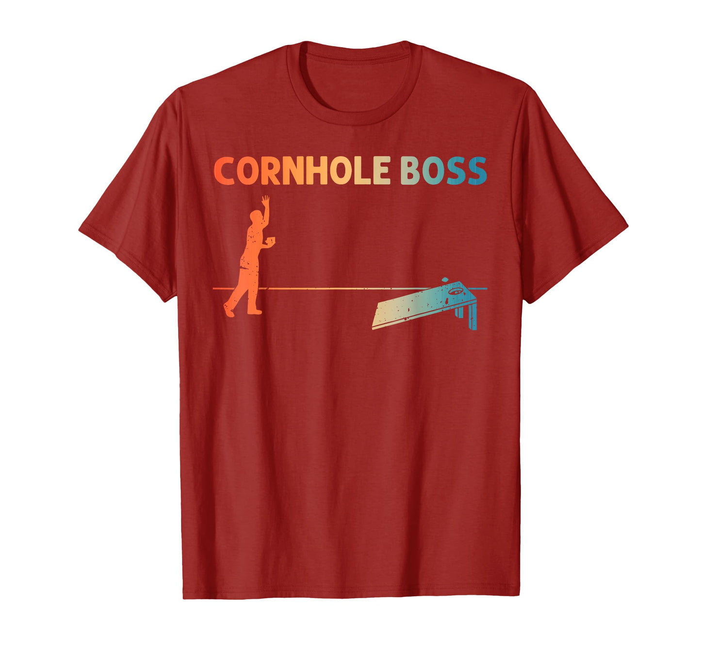Cool Cornhole Art For Men Women Corn Hole Team Player Master T-Shirt