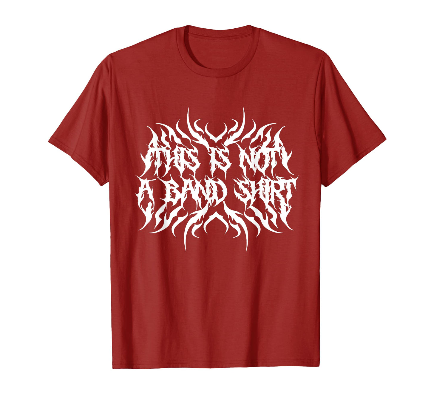 Deathcore Logo This is not a Band Shirt for Death Metal T-Shirt