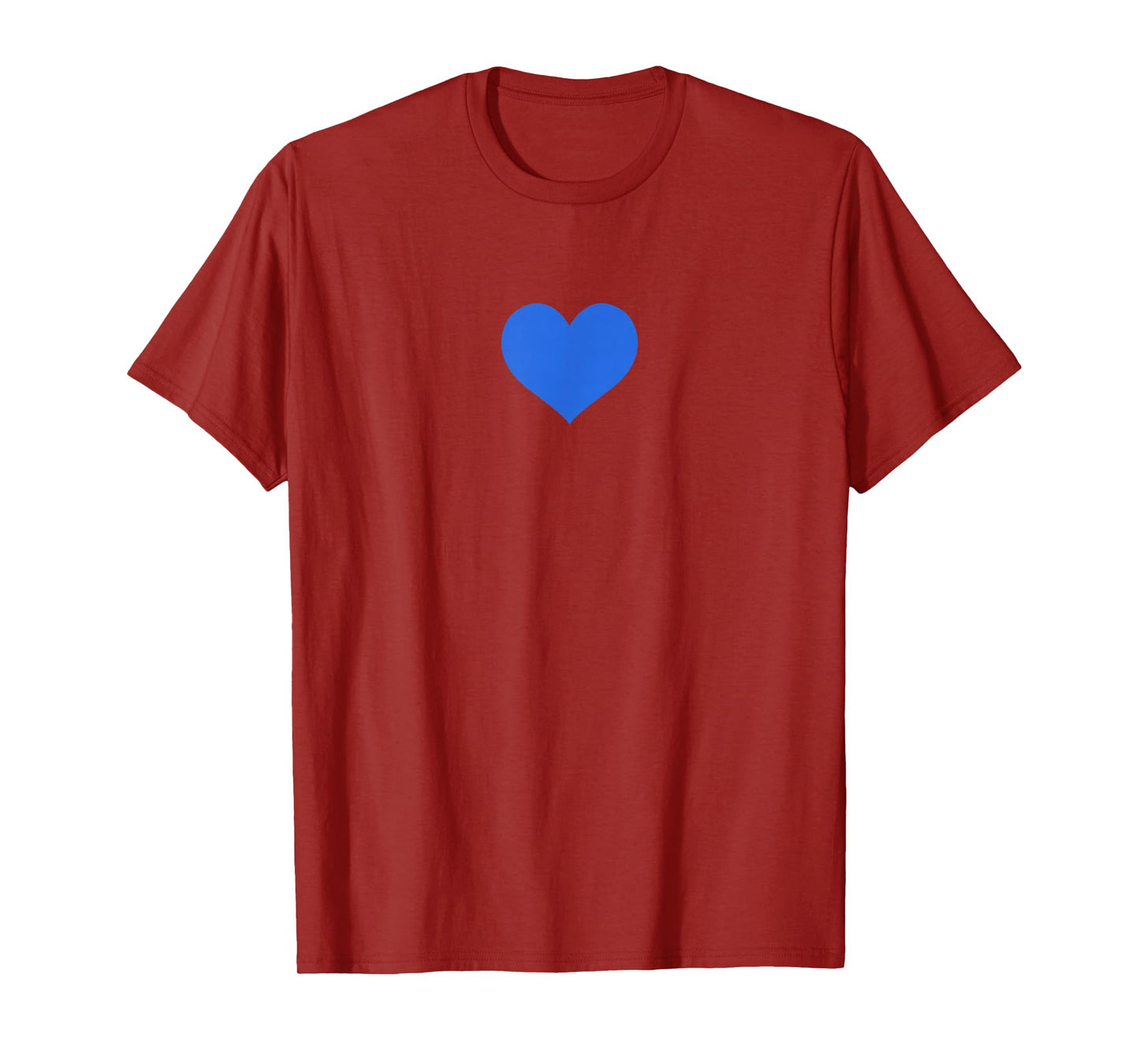 The Blue Heart - for men, women, kids T-Shirt