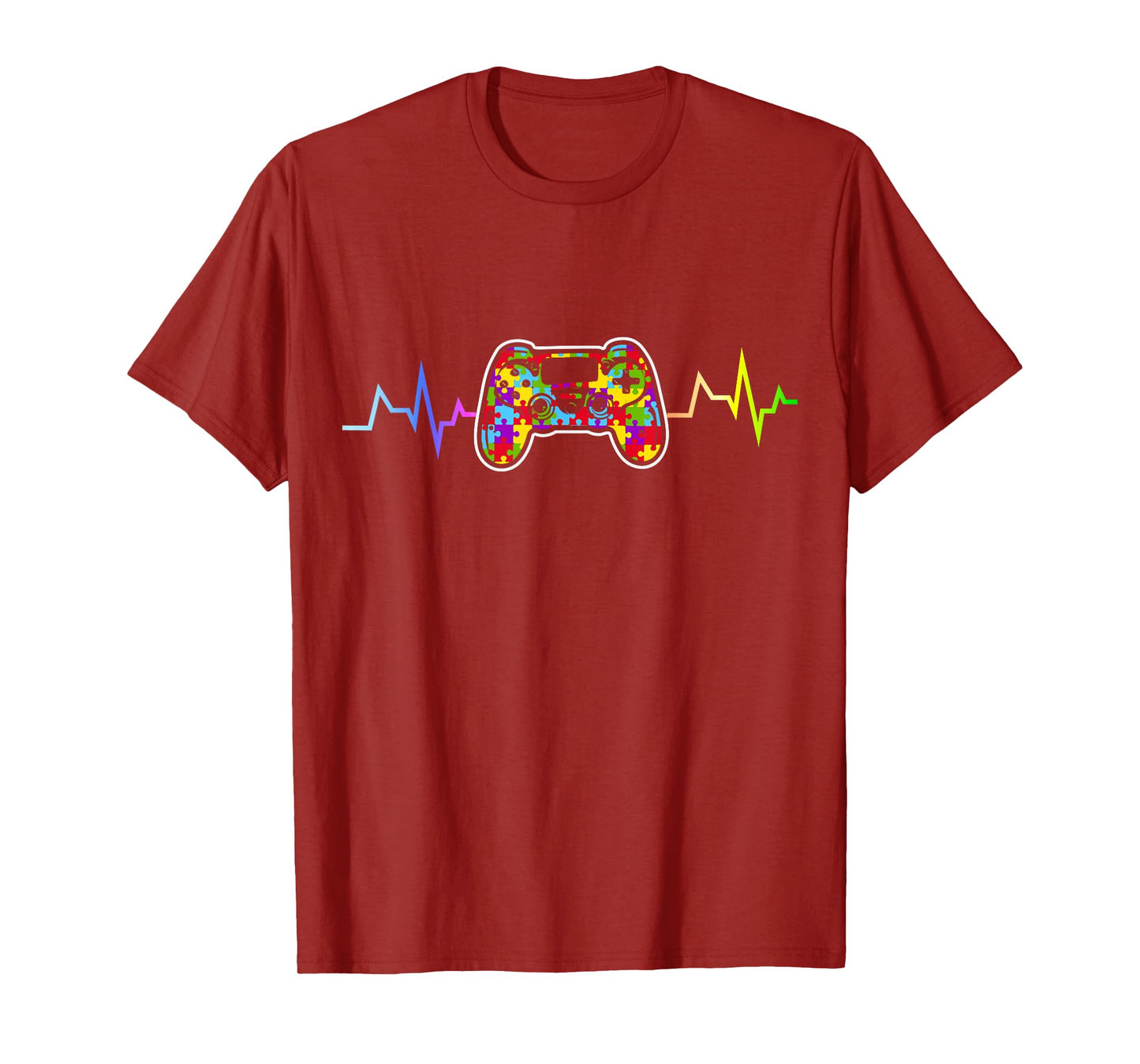 Gamer Heartbeat Video Games Boys Teens Boys Kids T-Shirt