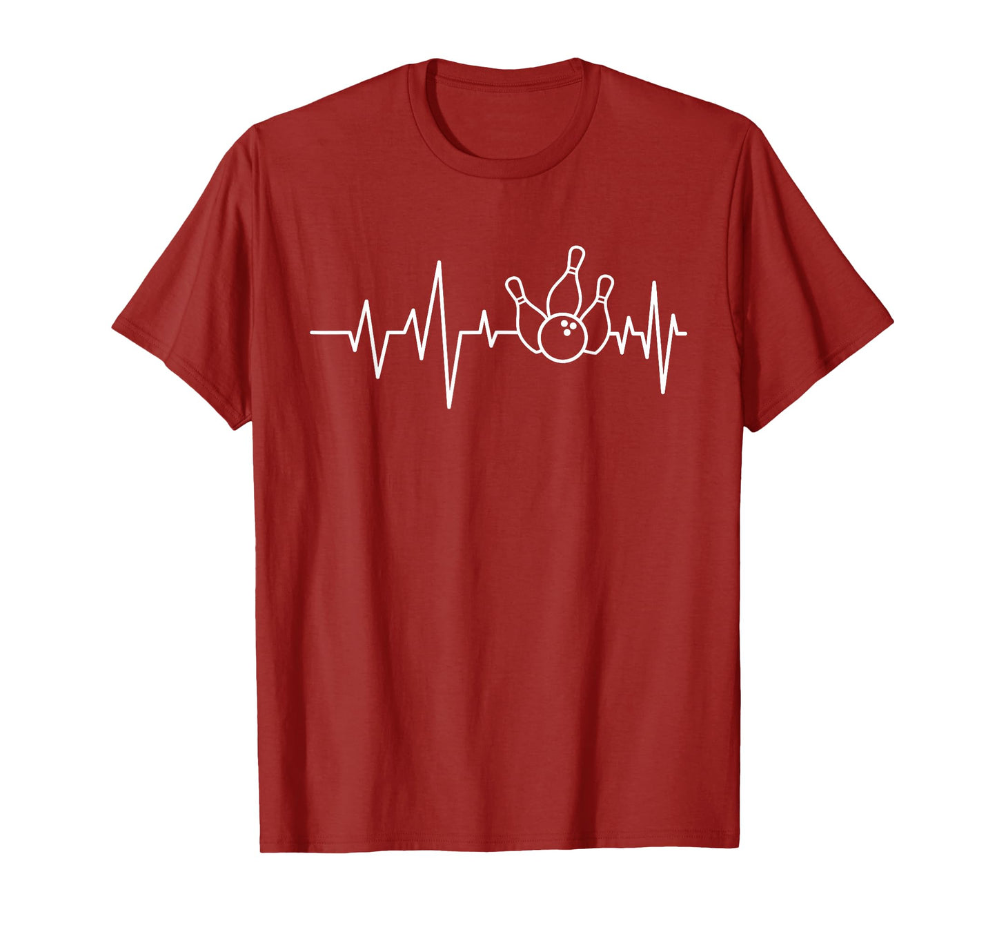 Bowling Heartbeat - Bowling Bowler T-Shirt