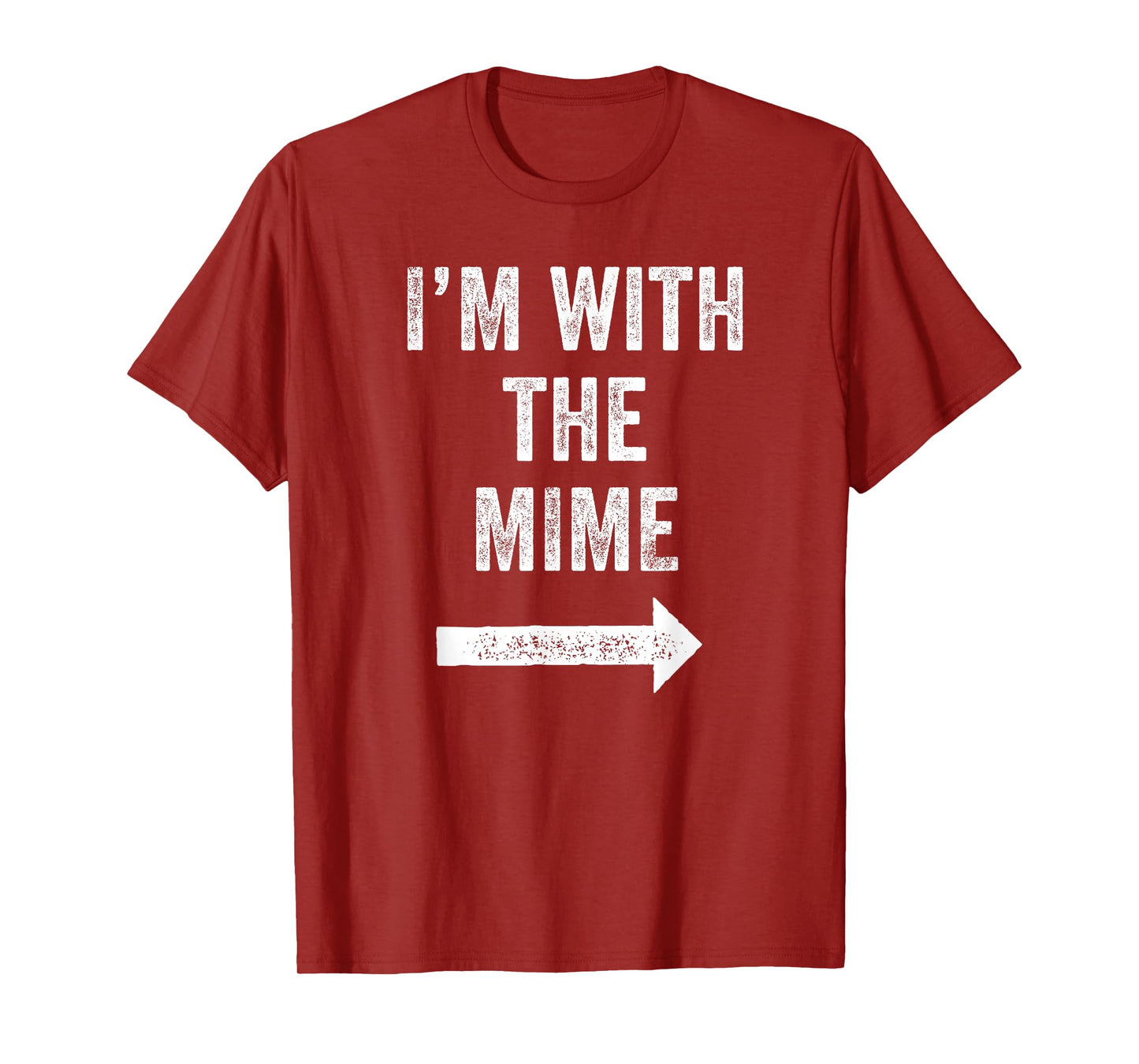 Funny I'm With the Mime 2024 Halloween Costume Mens Womens T-Shirt