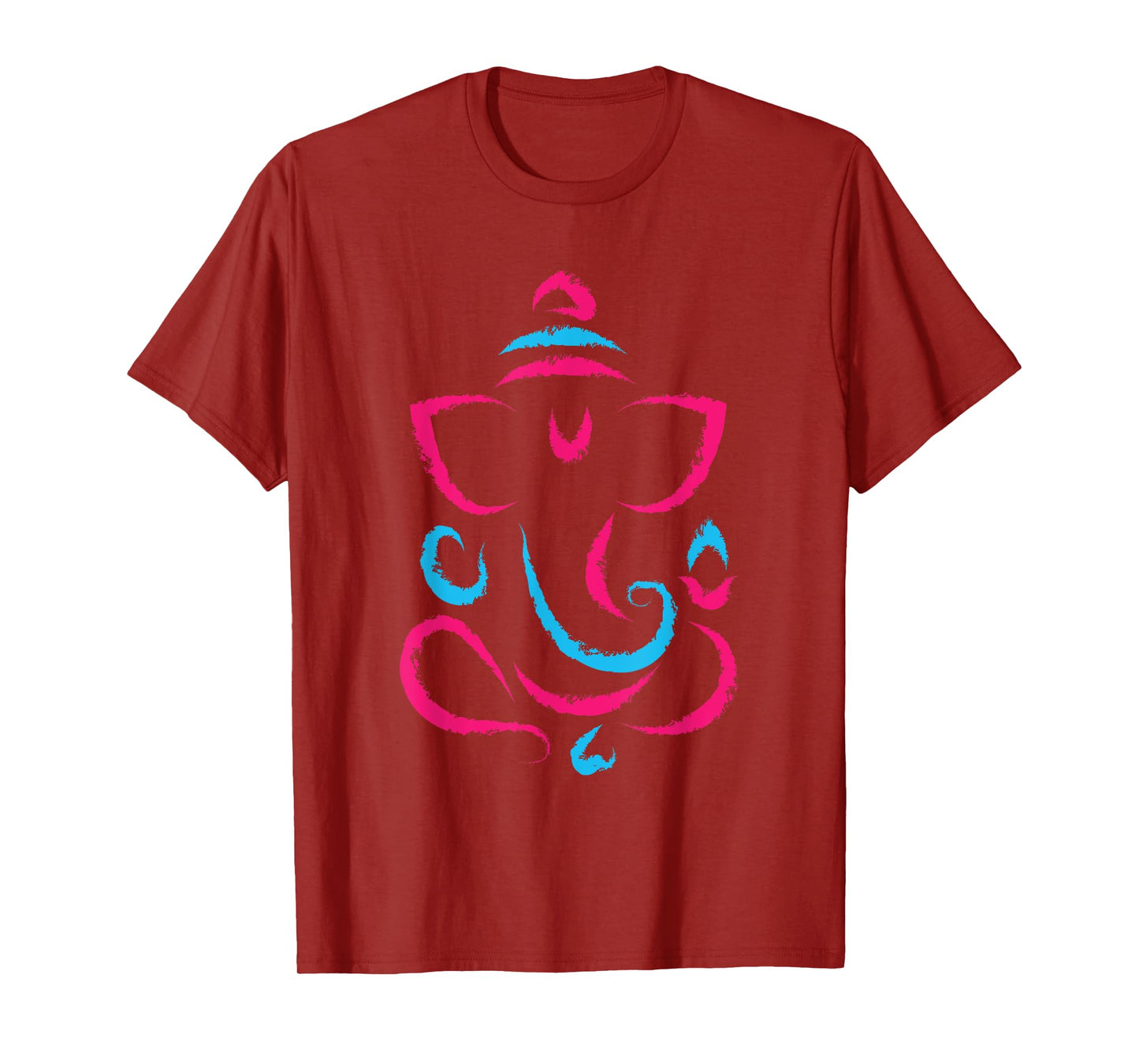 Yoga Hindu Indian Meditation Deepavali Diwali Rangoli Ganesh T-Shirt