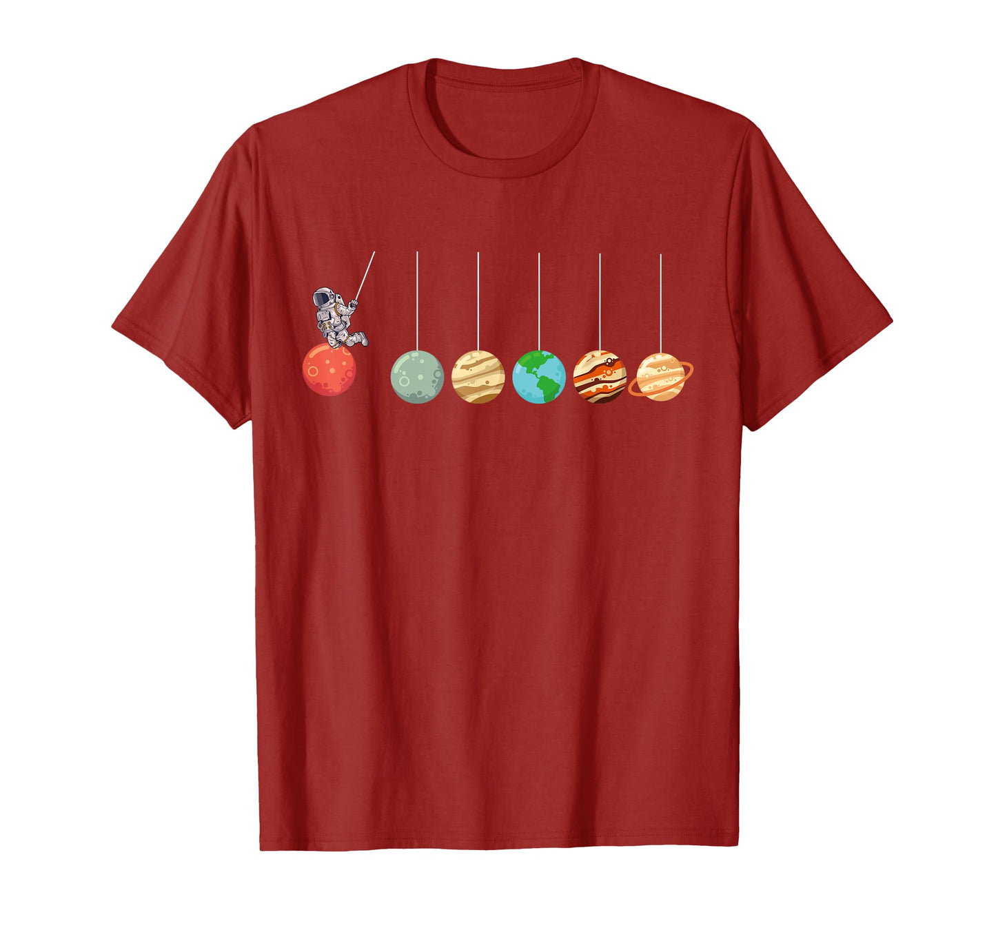 Solar System Cradle Funny Astrophysicist Space Enthusiasts T-Shirt