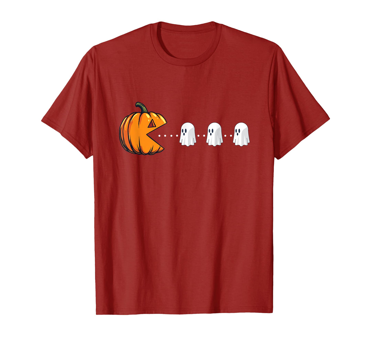 Pumpkin Eating Ghosts - Spooky Witch Halloween Ghoul T-Shirt
