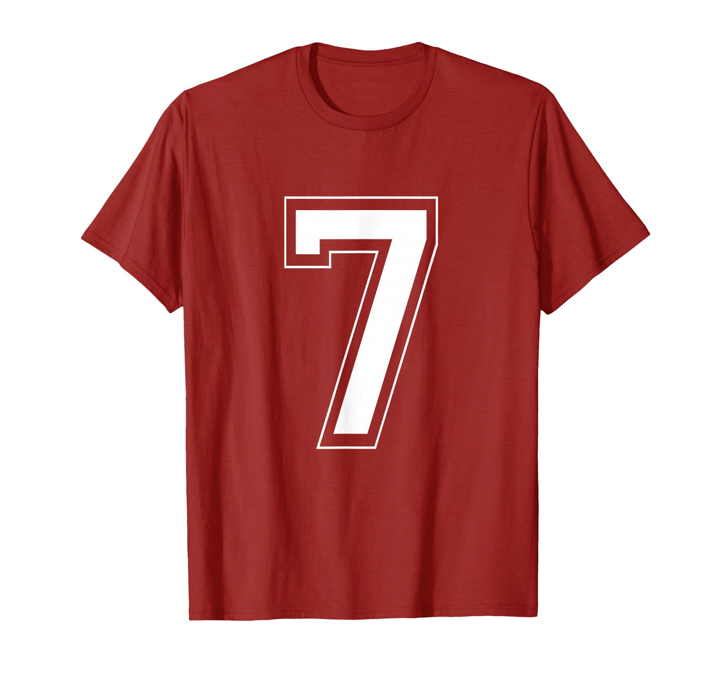 Number 7 Funny Meme Saying 6 7 Six Seven 7th Birthday 7 Year T-Shirt