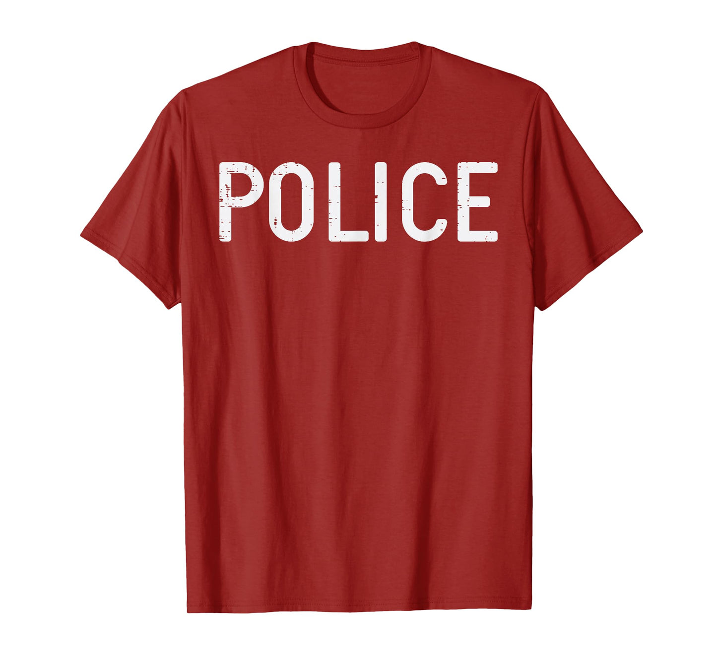 Halloween Police Costume Law Enforcement Men Boys Kids Women T-Shirt