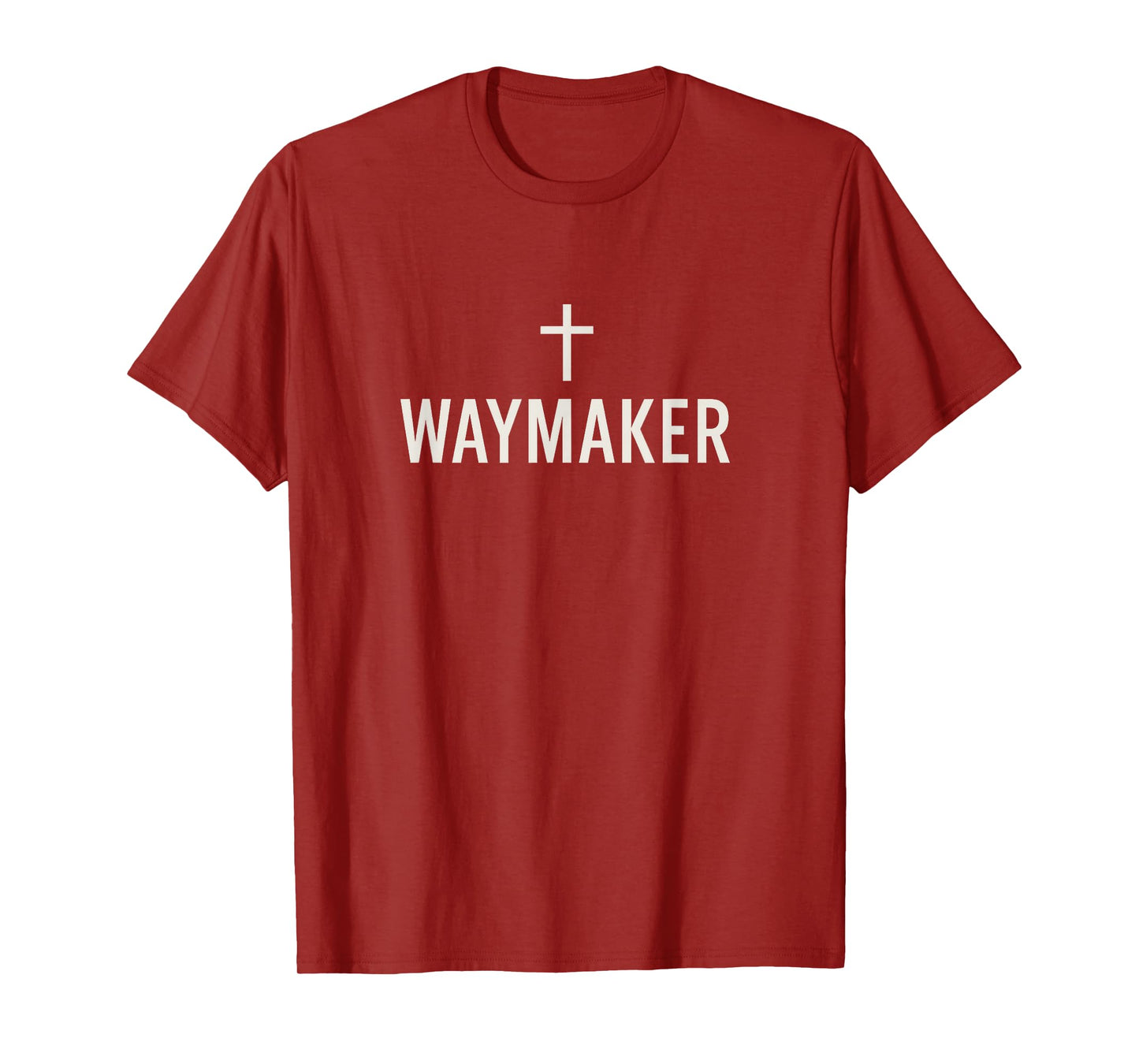 Waymaker Cross Minimalist Christian Design T-Shirt