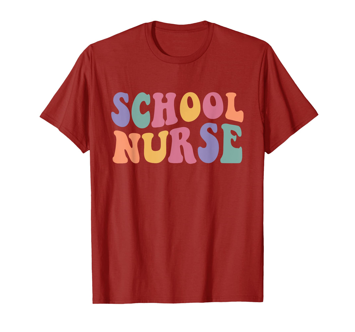 School Nurse Groovy Nursing Student Back to School Women T-Shirt