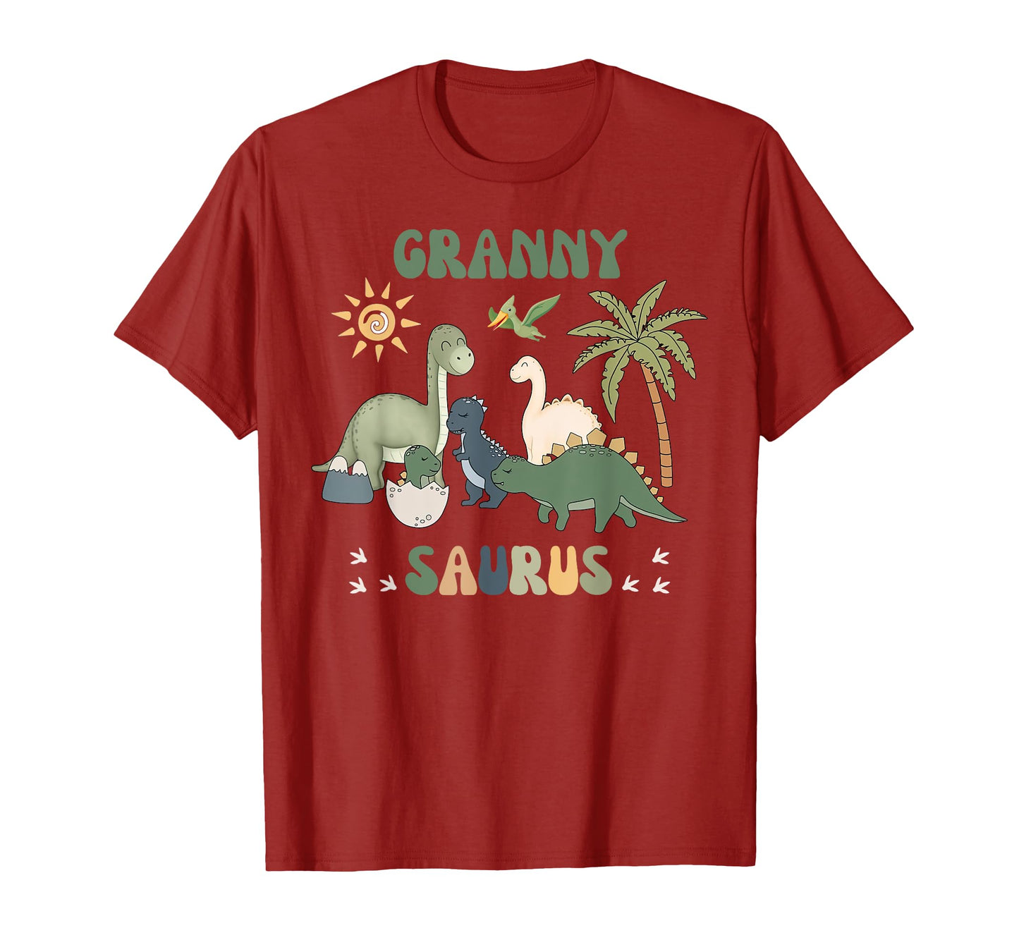 Grannysaurus T Rex Dinosaur Granny Saurus Family Matching T-Shirt