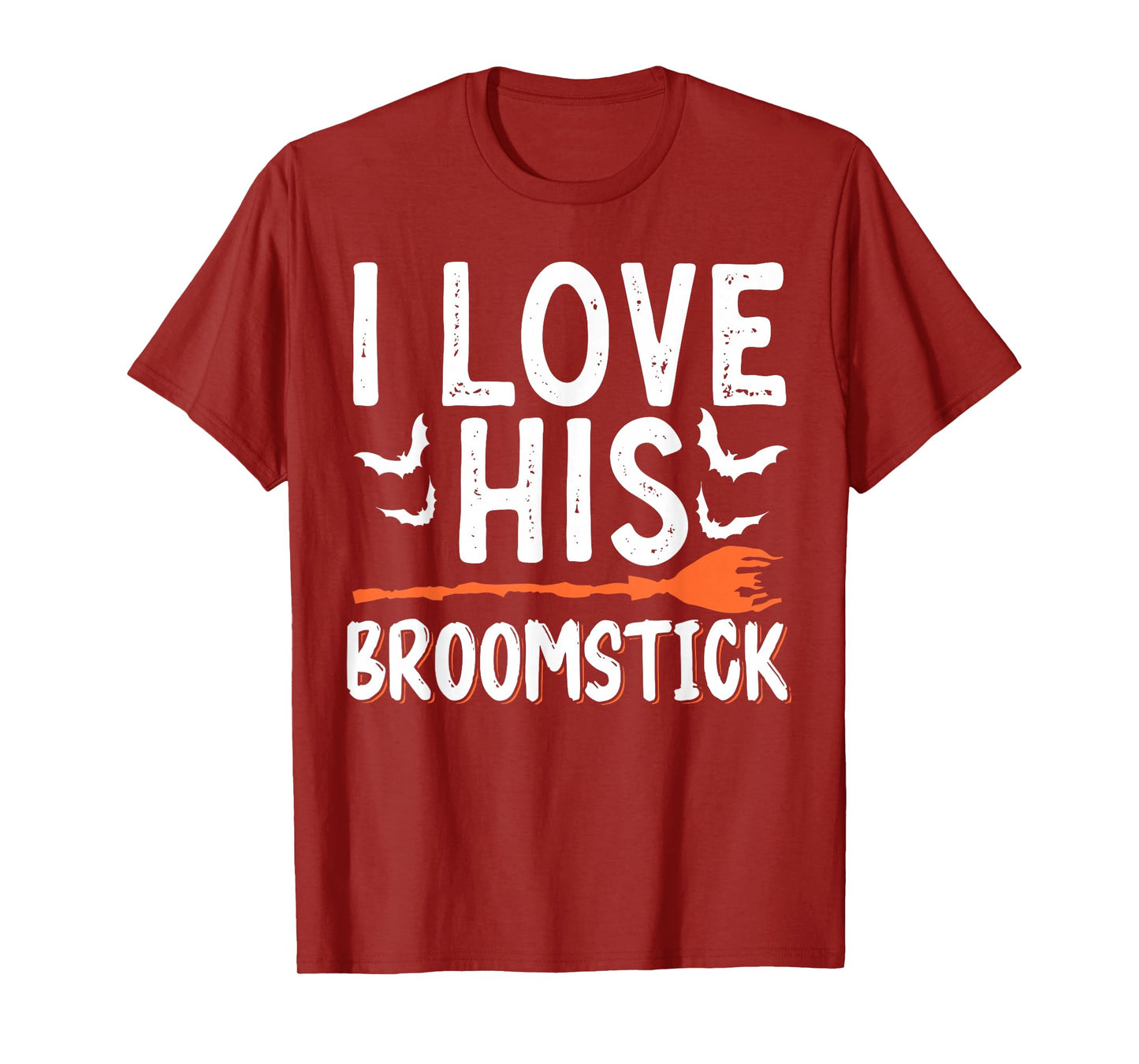 I Love His Broomstick I Love Her Pumpkins T-Shirt