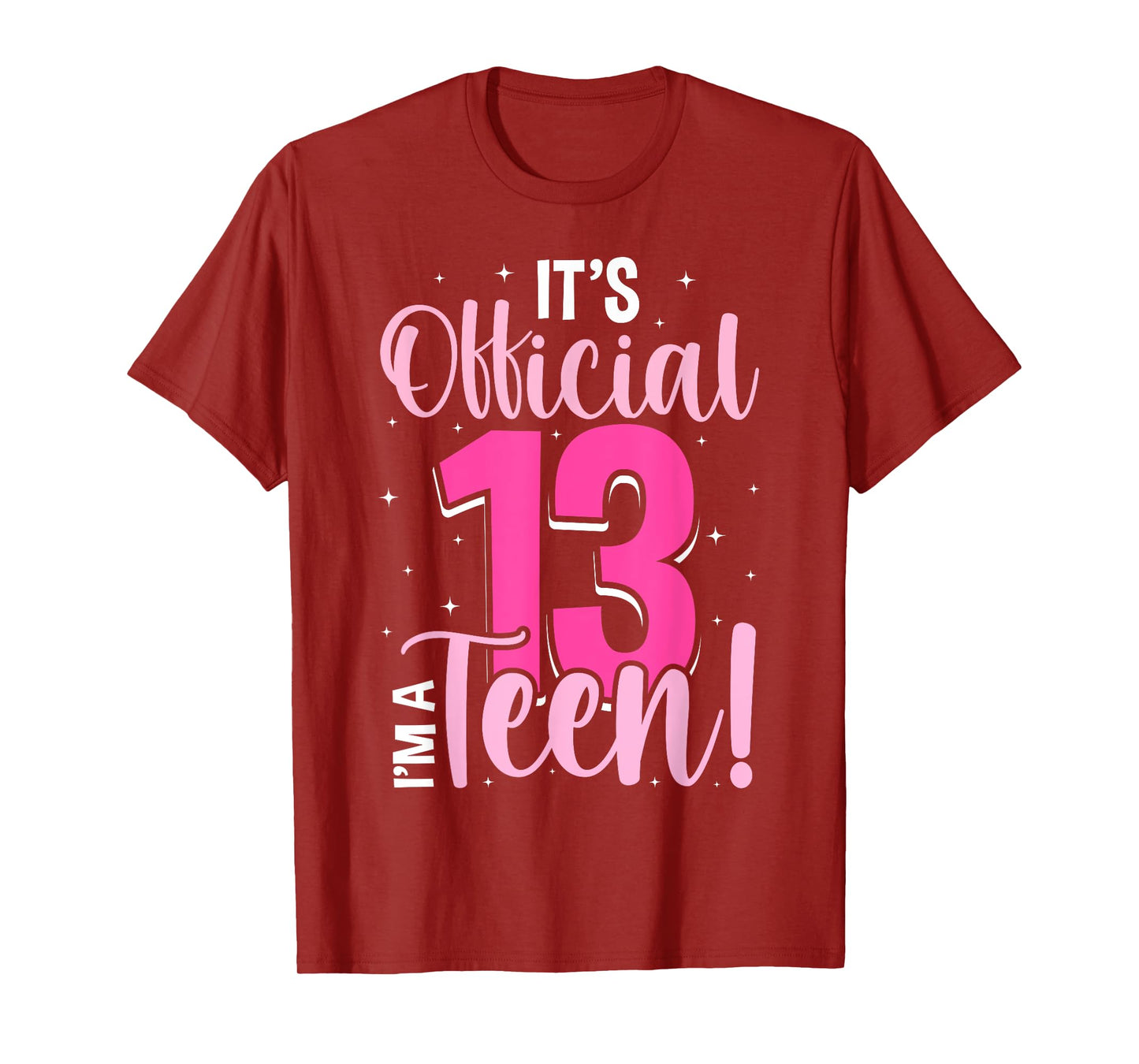 13th Birthday Girls 13 Years Teen Teenager Birthday T-Shirt