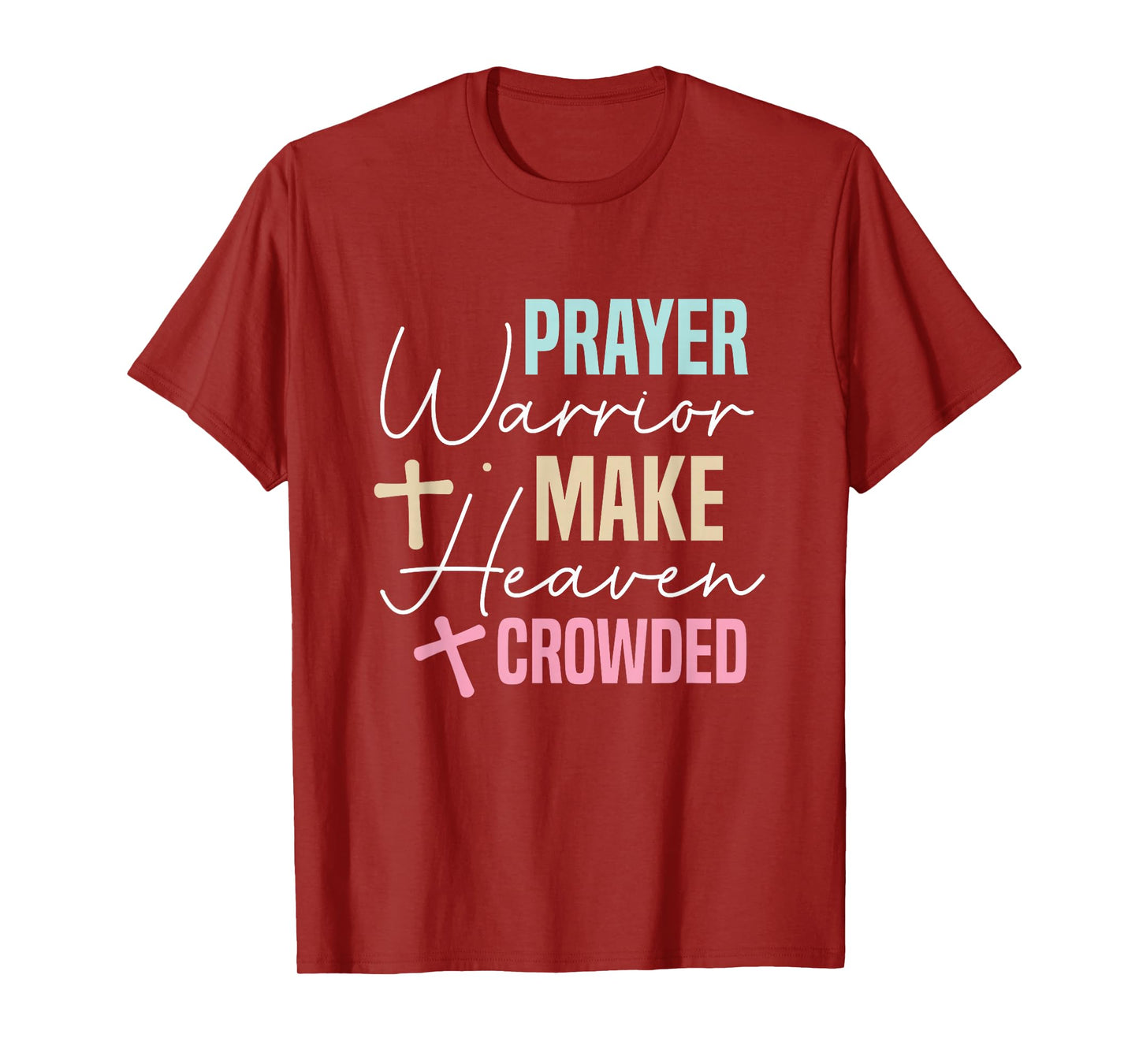 Prayer Warrior Christian Faith Jesus Cross Bible Shirt T-Shirt