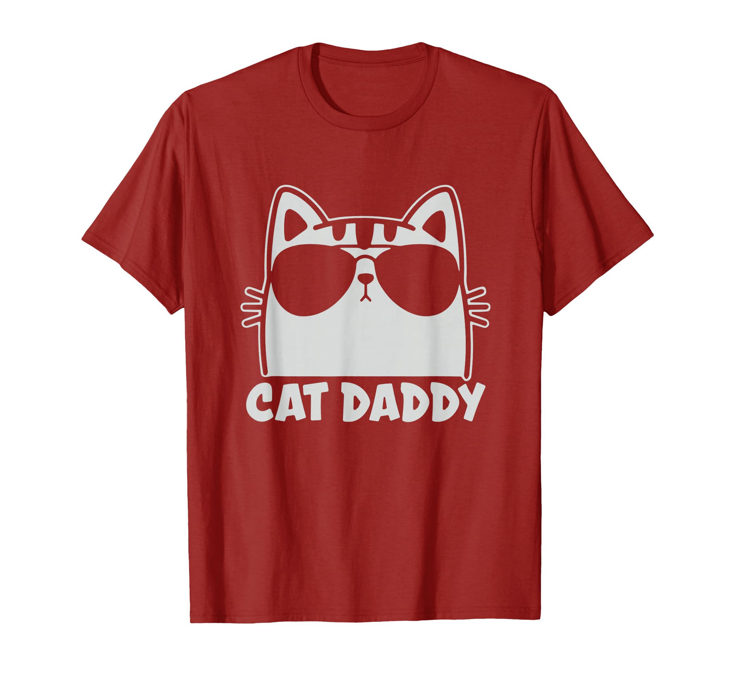 Cool Cat Daddy Sunglasses Funny Cat Lover Gift Father's Day T-Shirt