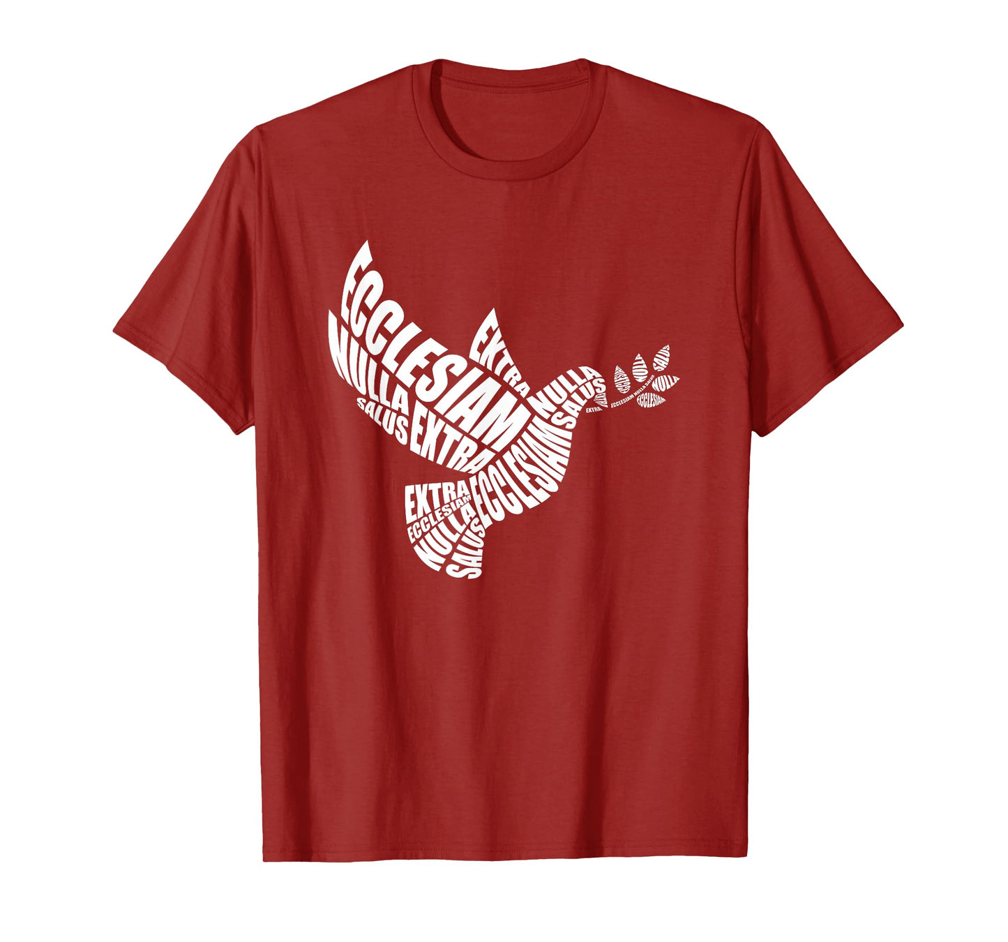 Extra Ecclesiam Nulla Salus, Dove, Trinity, Religious Gift T-Shirt