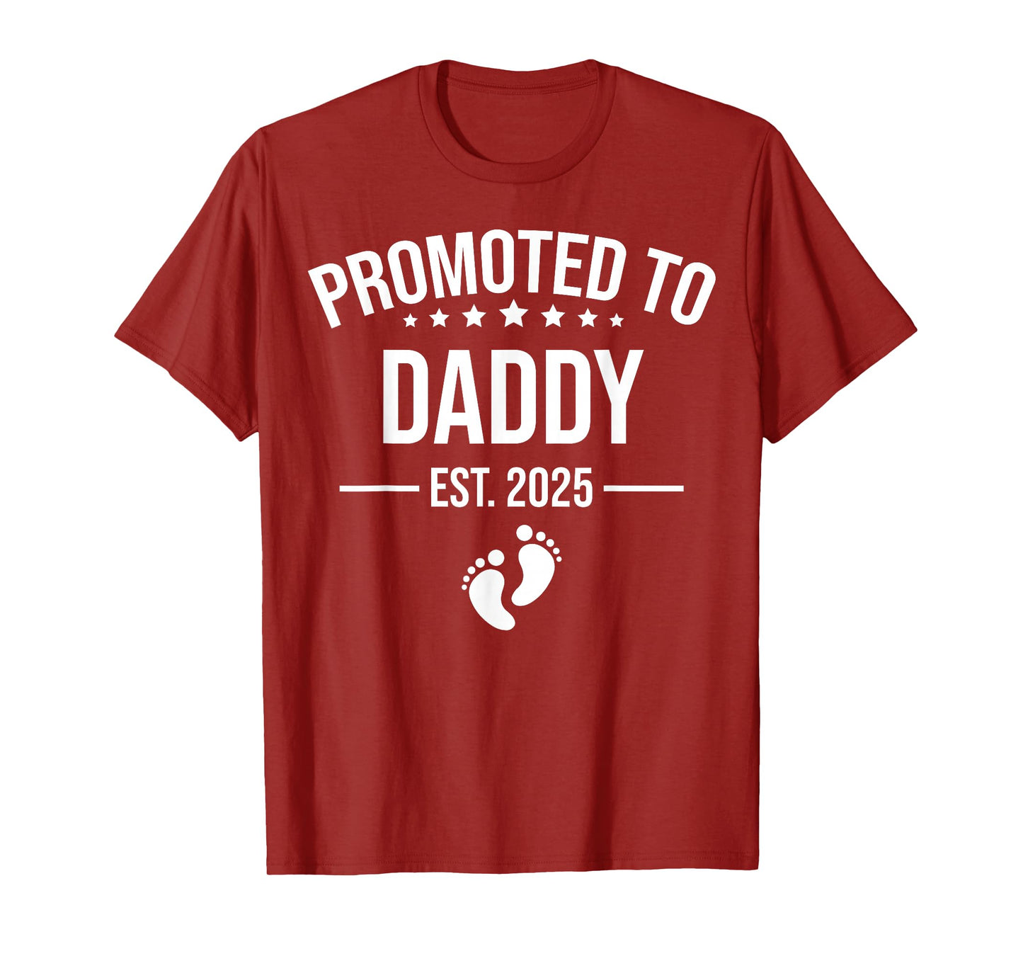 Birth Gift Co. Funny 1st Time Dad EST 2025 New Dad New First Fathers Day T-Shirt
