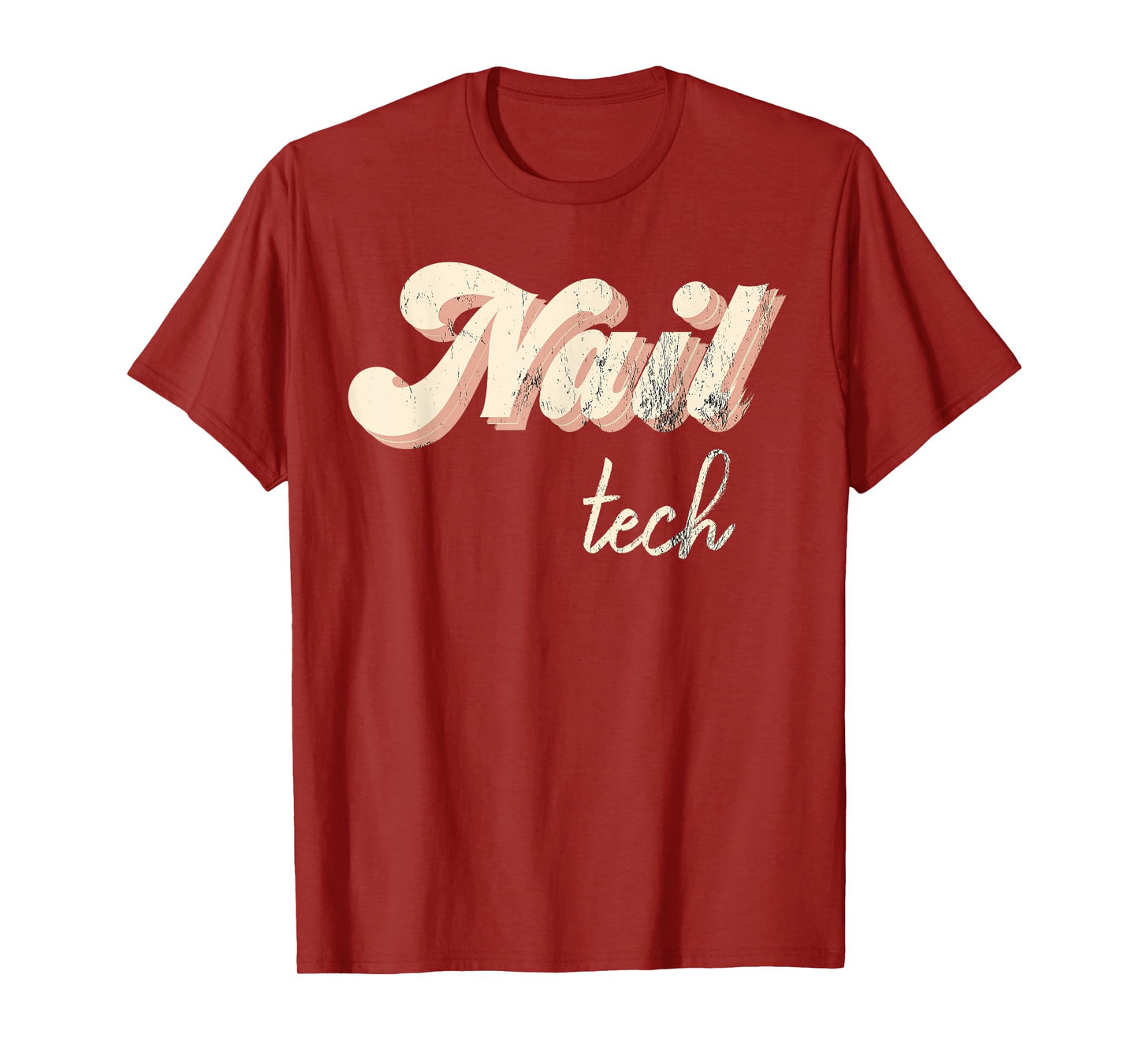 Vintage Nail Technician Tee Retro Nail Hustler Nail Tech T-Shirt