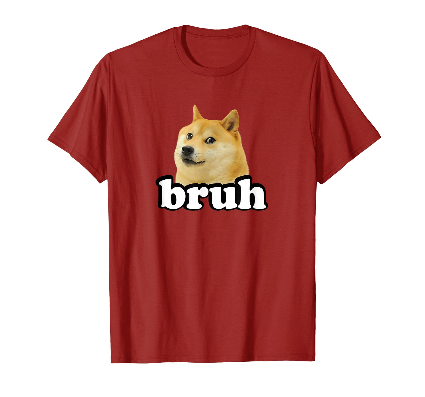 Doge Meme Lover Kids Bruh Shiba Inu T-Shirt