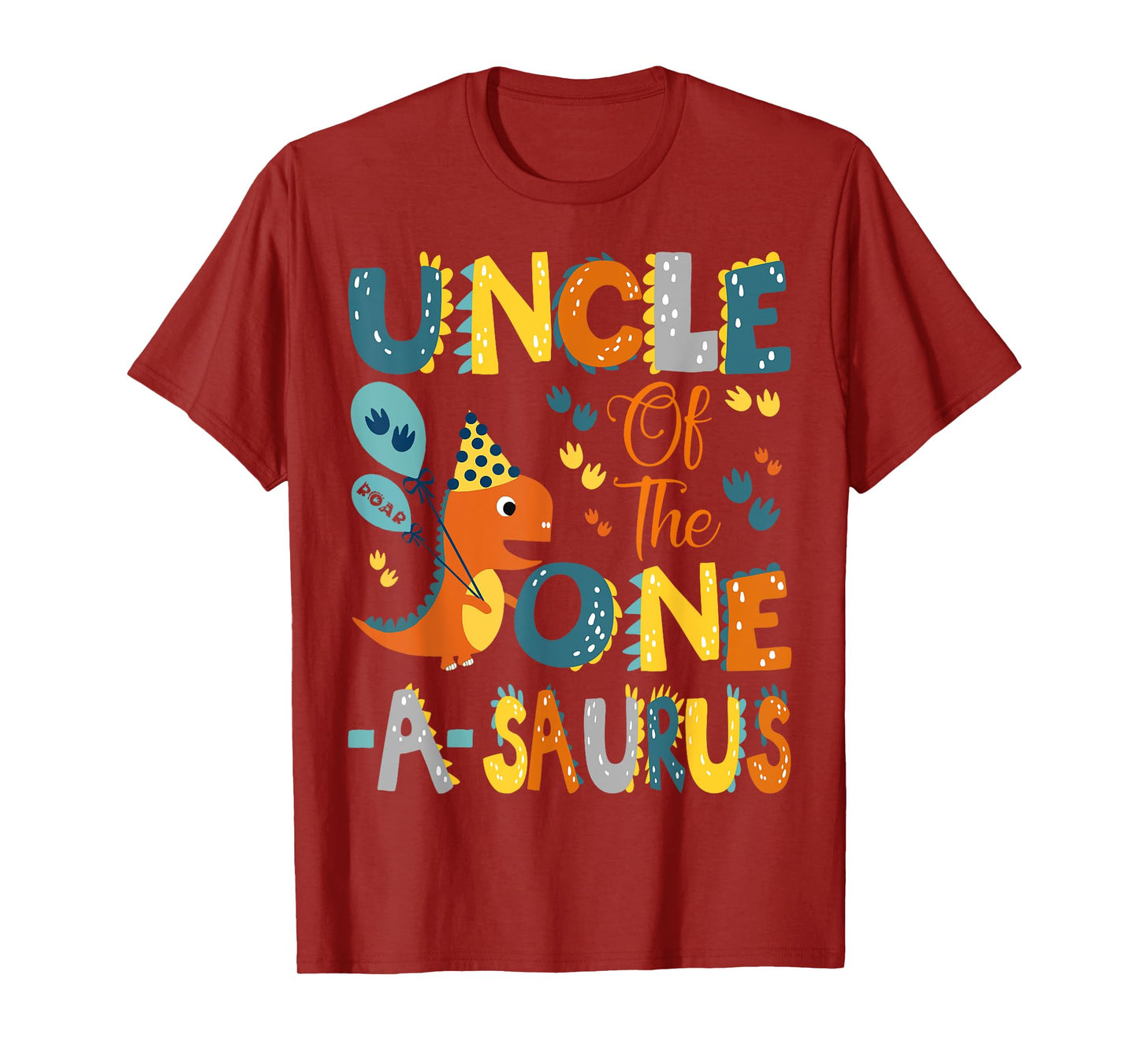 Uncle Of The One-A-Saurus 1St Birthday Dinosaur Party T-Shirt