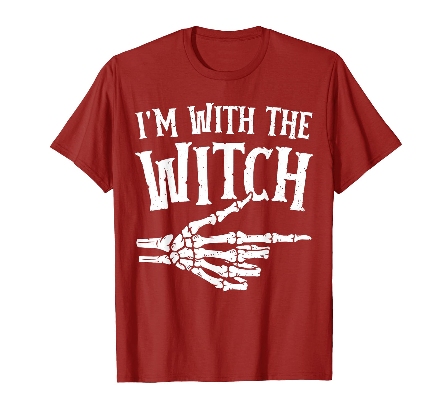 I'm with the Witch Funny Halloween Costume T-Shirt