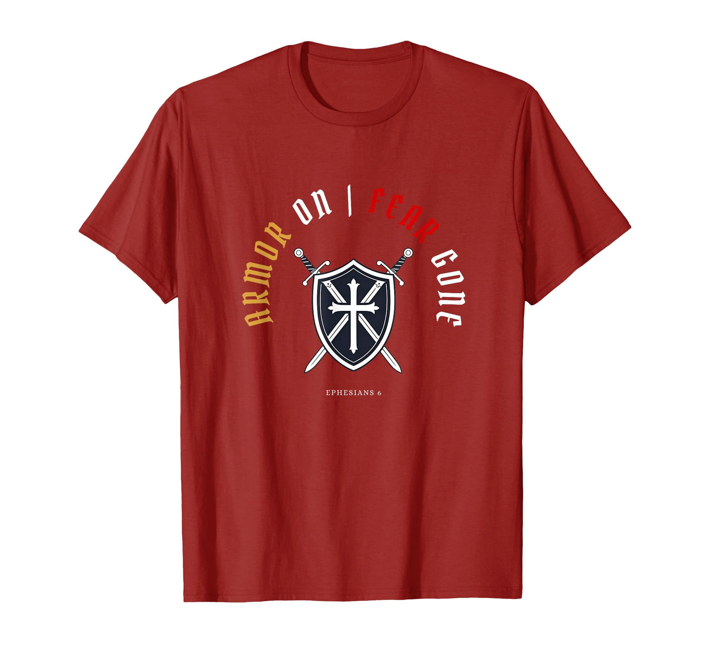 Armor of God | Christian Bold Faith Over Fear Halloween T-Shirt
