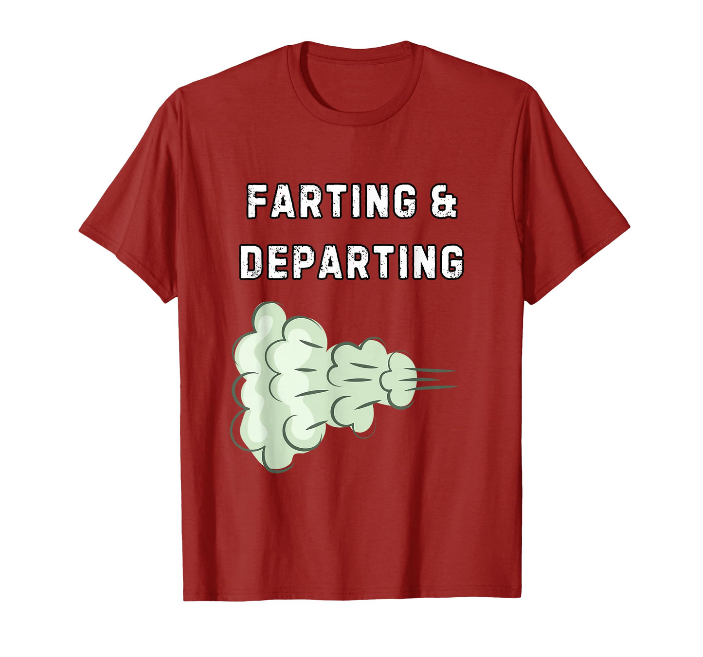 Farting And Departing Funny Hilarious Ugly Airport Swap Gag T-Shirt