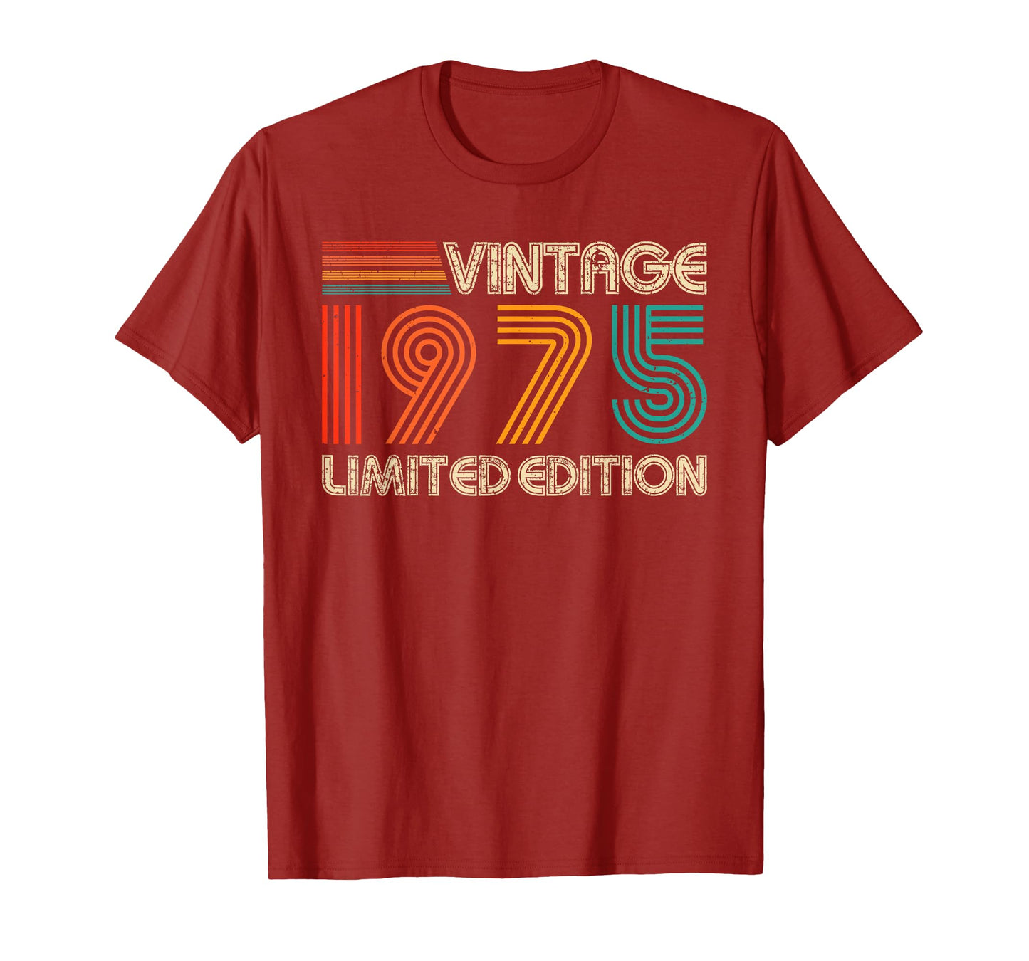 Vintage 1975 Limited Edition Classic 1975 Men Women Vintage T-Shirt