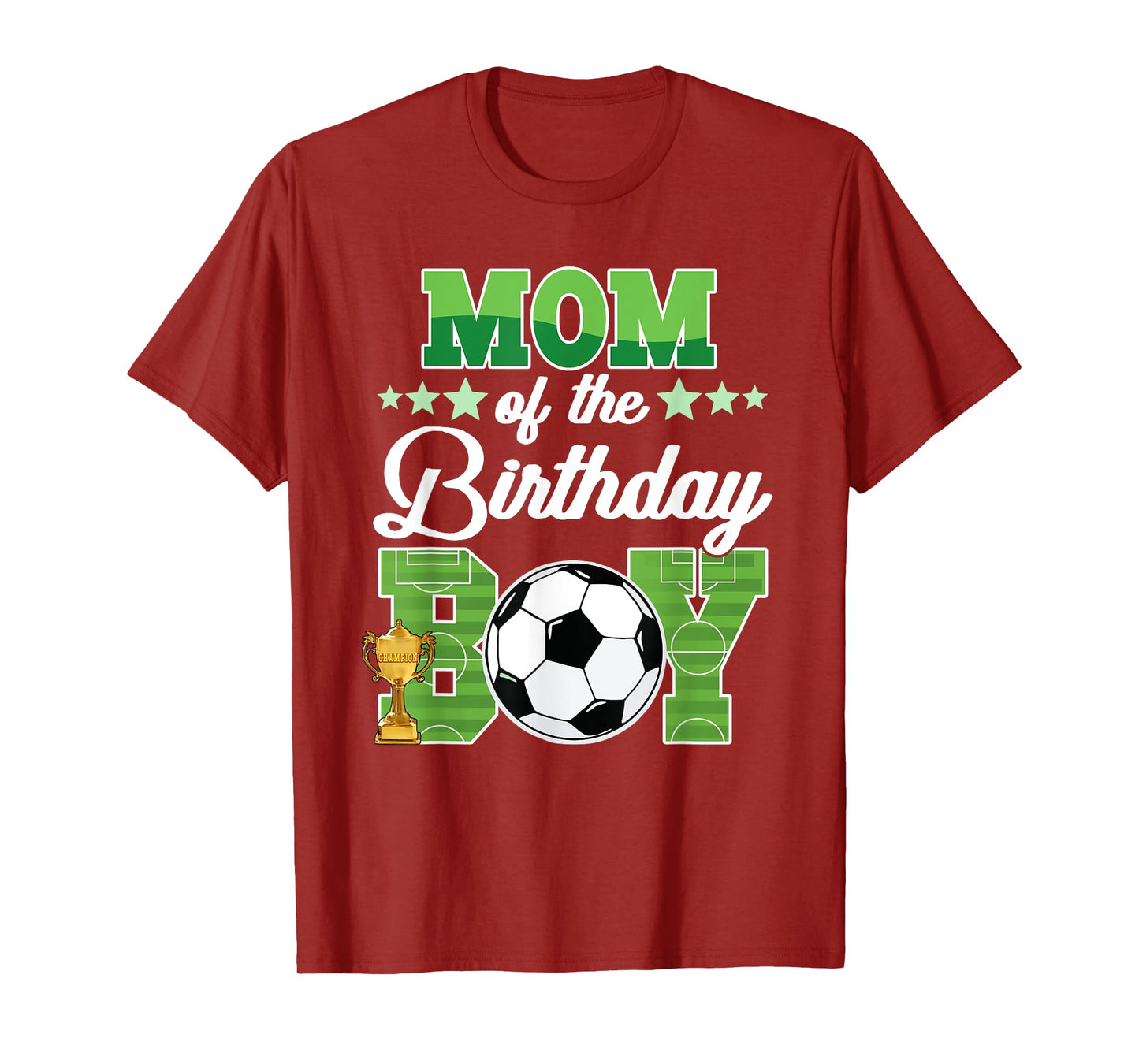 Soccer Mom Birthday Boys Party Family Matching T-Shirt