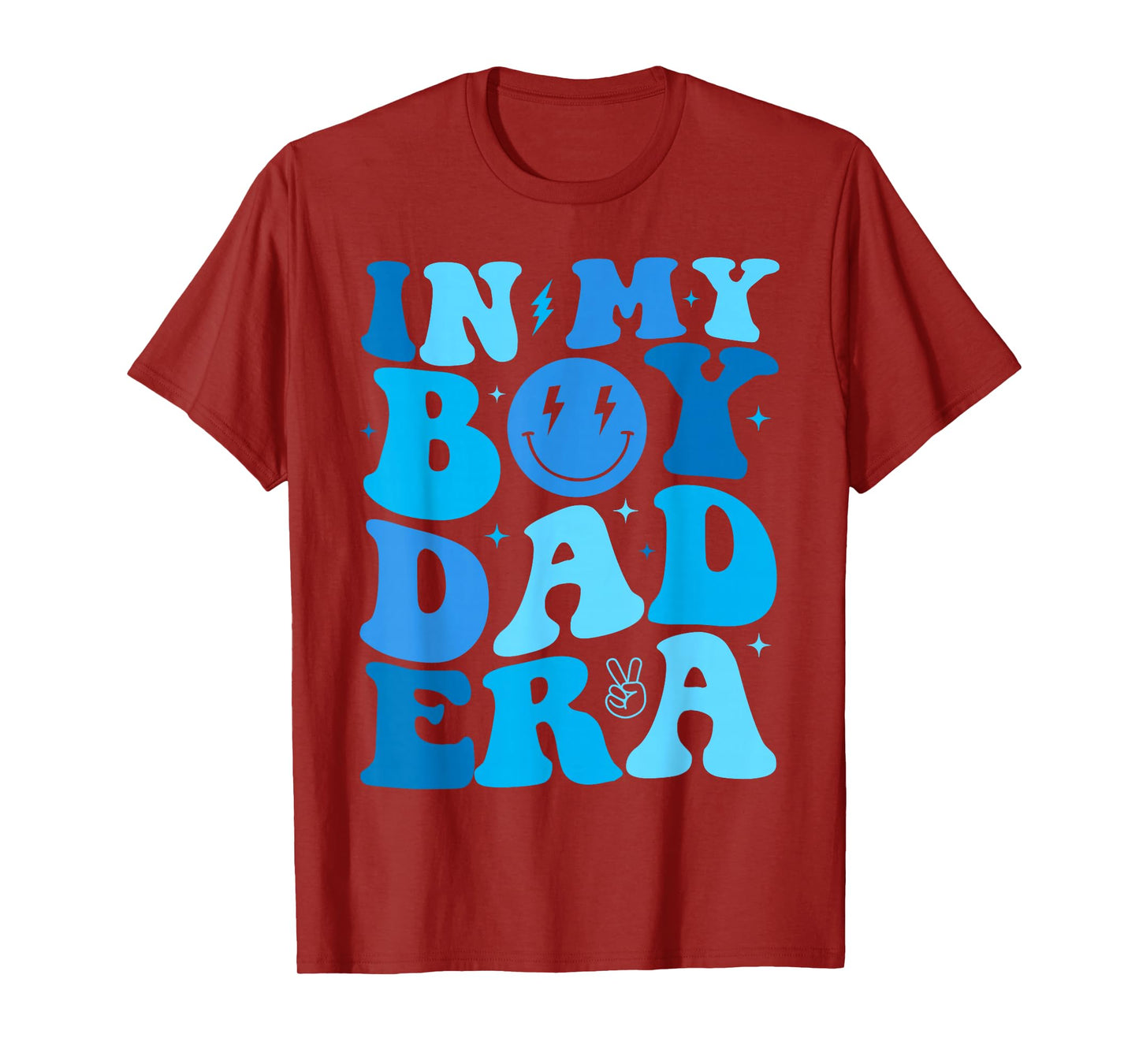 Groovy In My Boy Dad Era For Funny Fathers Day T-Shirt