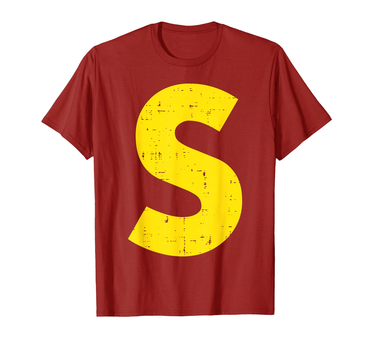 Halloween Letter S Alphabet Matching Costume Women Men Kids T-Shirt
