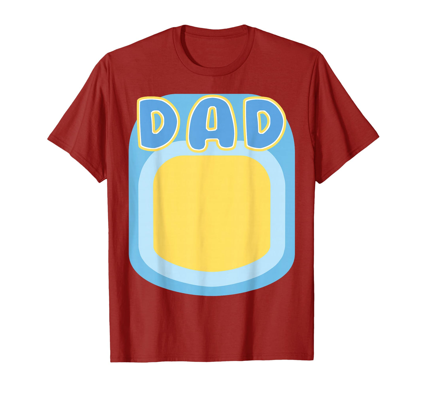 Blue Doggie Dog Dad Family Matching Heeler Halloween Costume T-Shirt