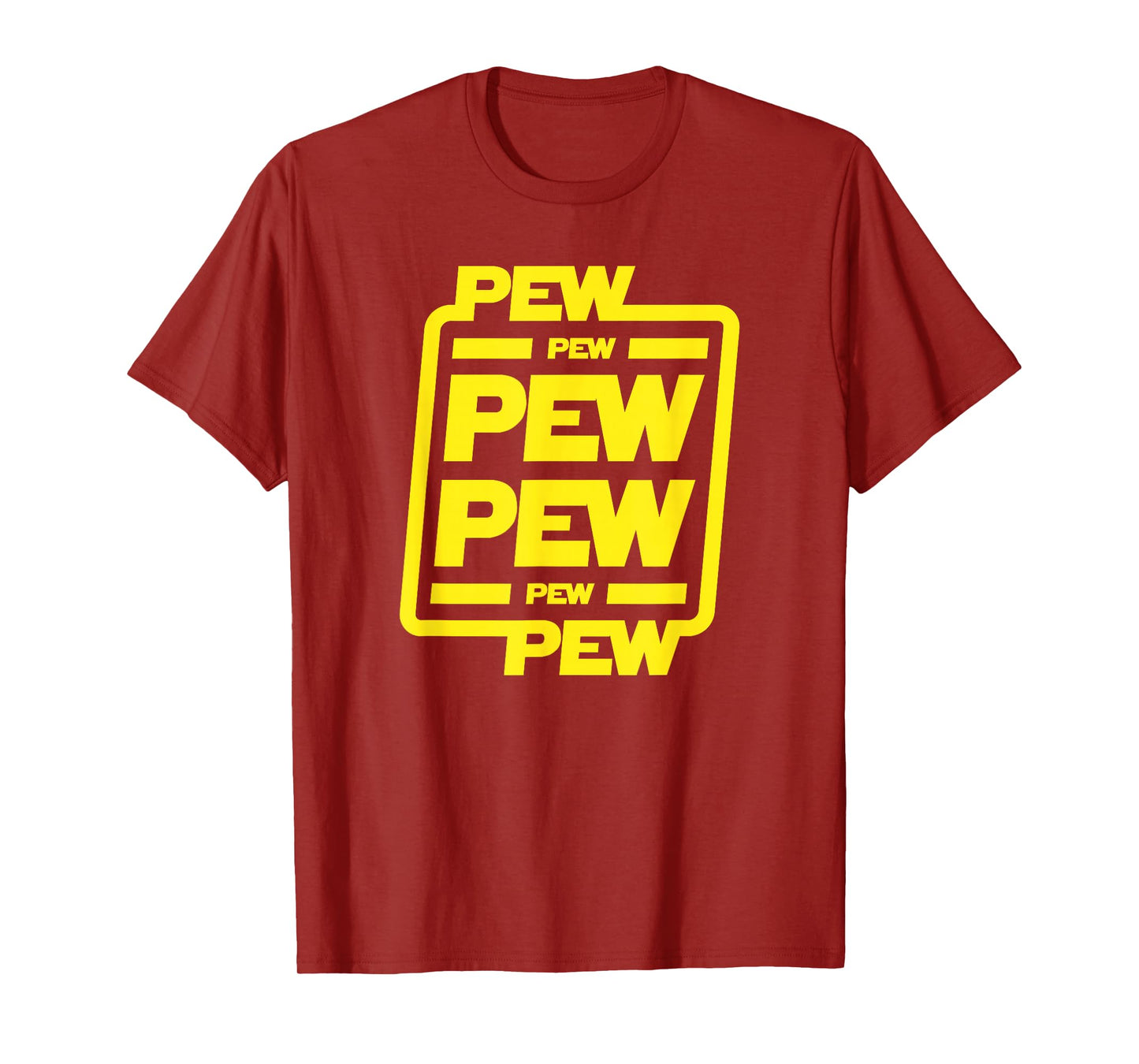 Pew pew pew | Funny nerdy science fiction T-Shirt