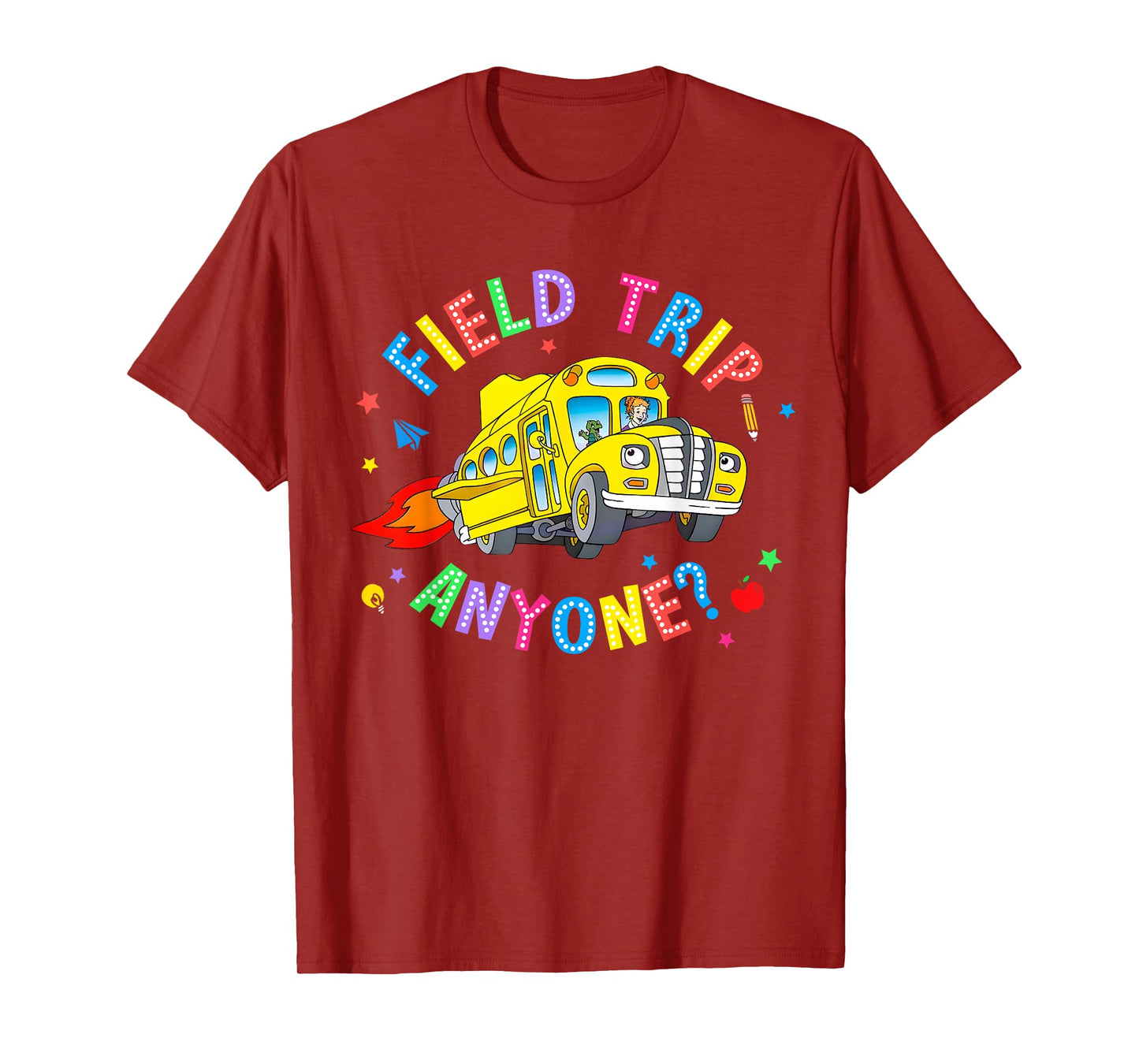 Field Trip Anyone? Field Day Let The Games Begin School Bus T-Shirt