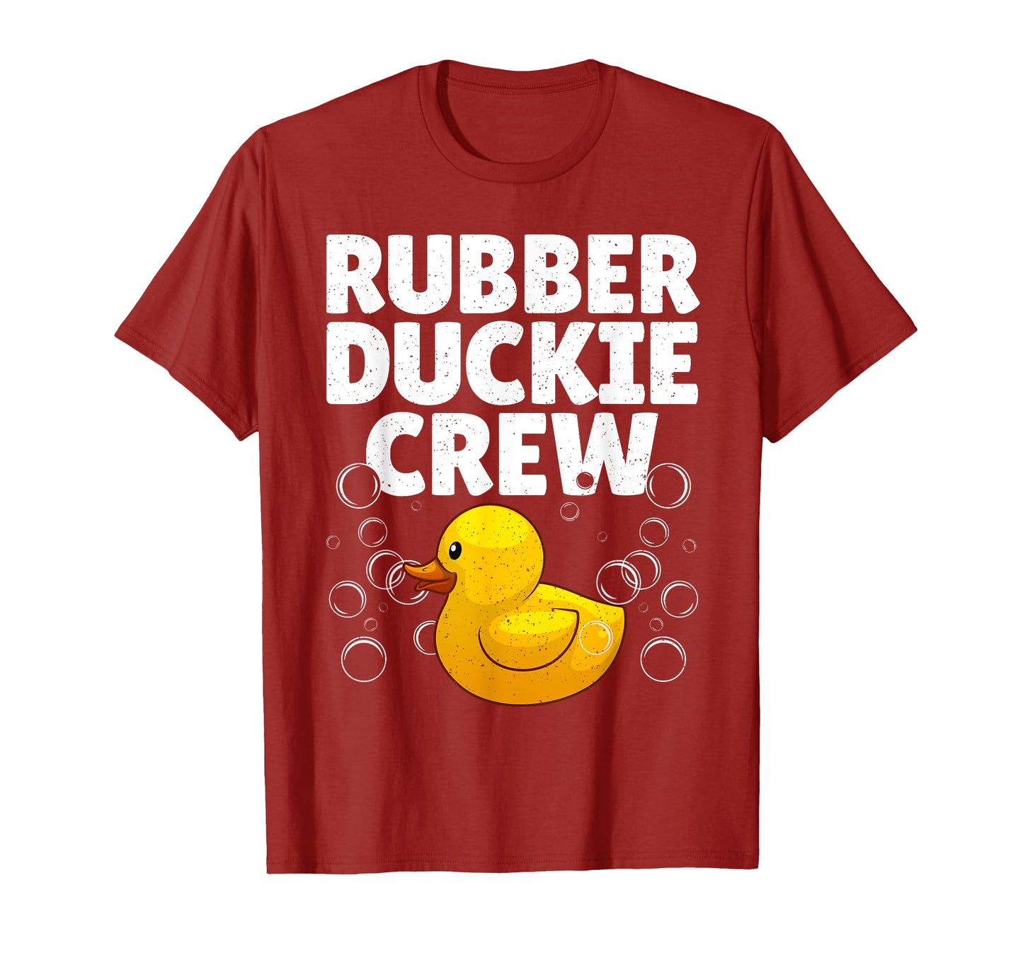 Best Rubber Duck Art For Men Women Kids Rubber Duckie Crew T-Shirt