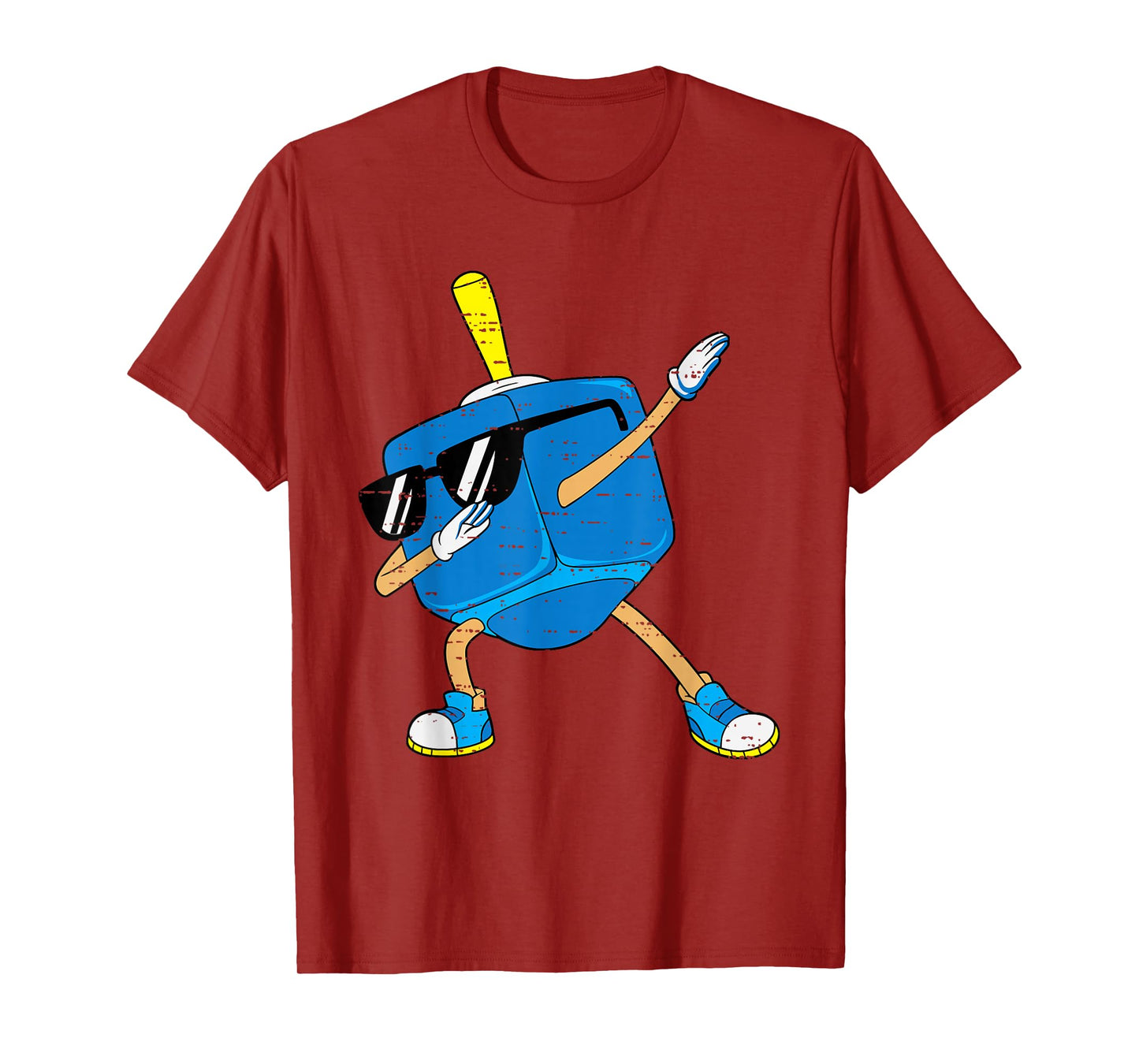 Dabbing Dreidel Hanukkah Dancing Chanukah Toddler Boys Kids T-Shirt