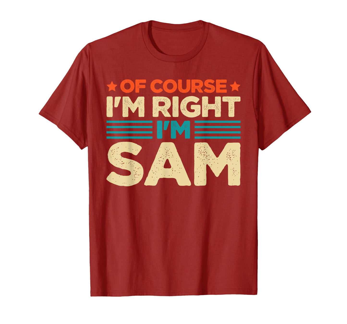 Funny Birthday Sam I'm A Sam T-Shirt