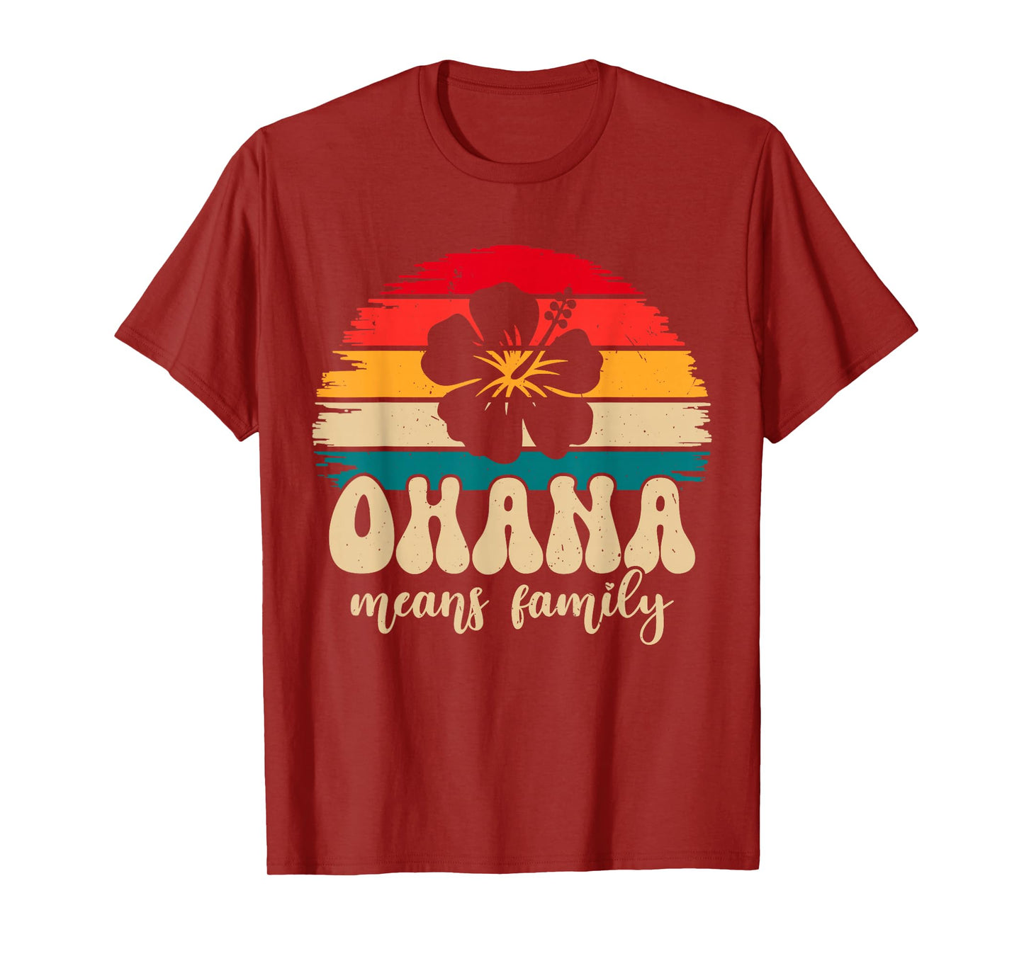Ohana means Family Hawaii Summer Vacation Holiday T-Shirt