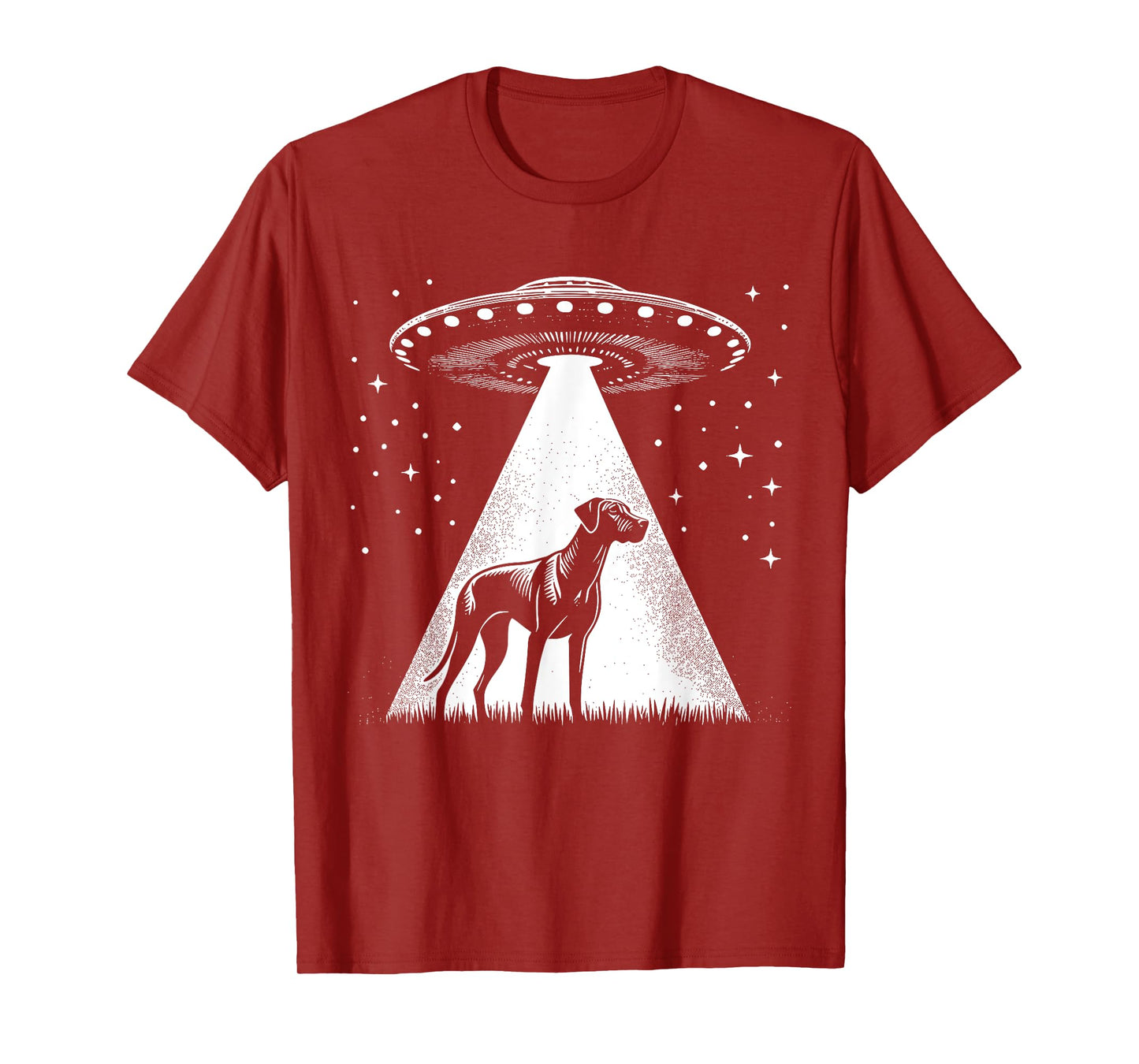 Rhodesian Ridgeback Mom Dad Dog - Funny Alien UFO T-Shirt