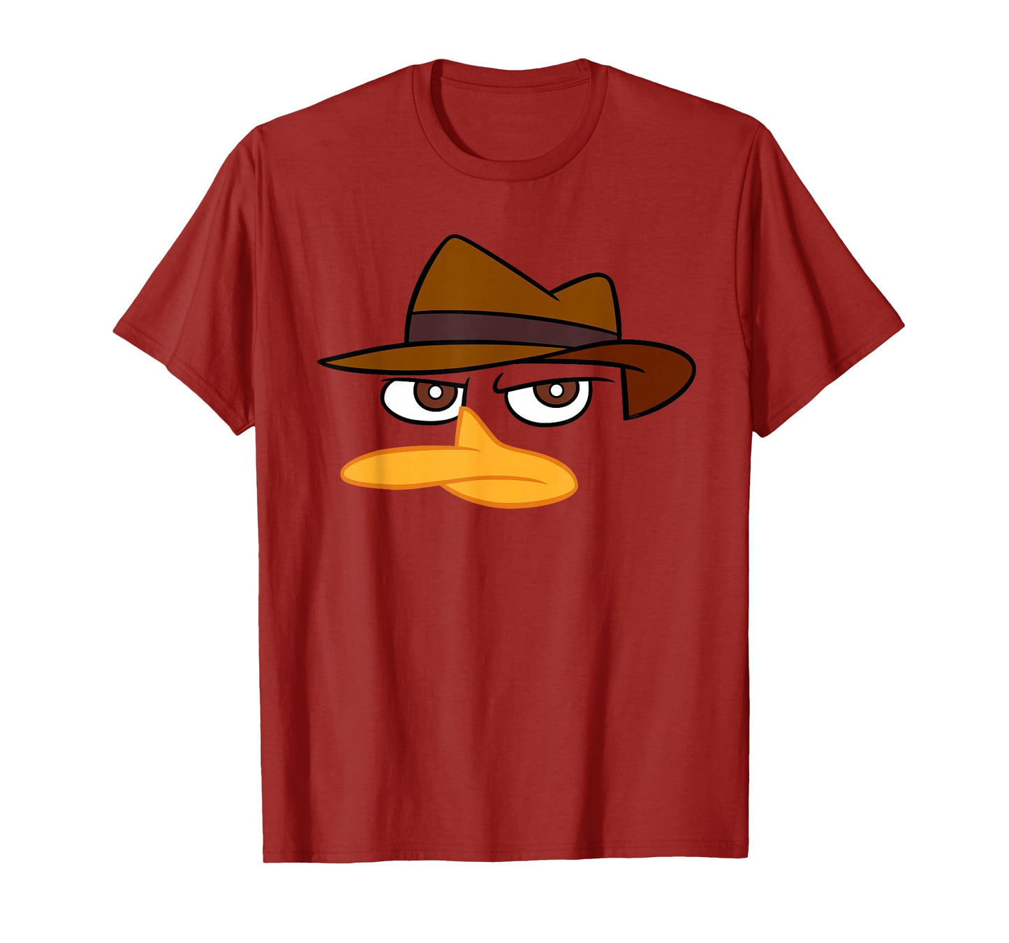 Disney Phineas and Ferb Big Face Perry the Platypus Costume T-Shirt