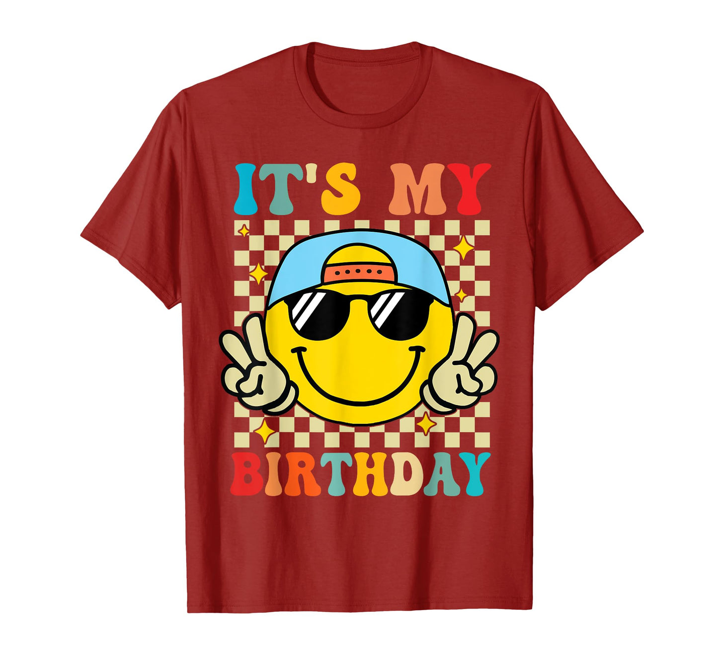 Bruh It's My Birthday Smile Birthday for Boys Kids T-Shirt