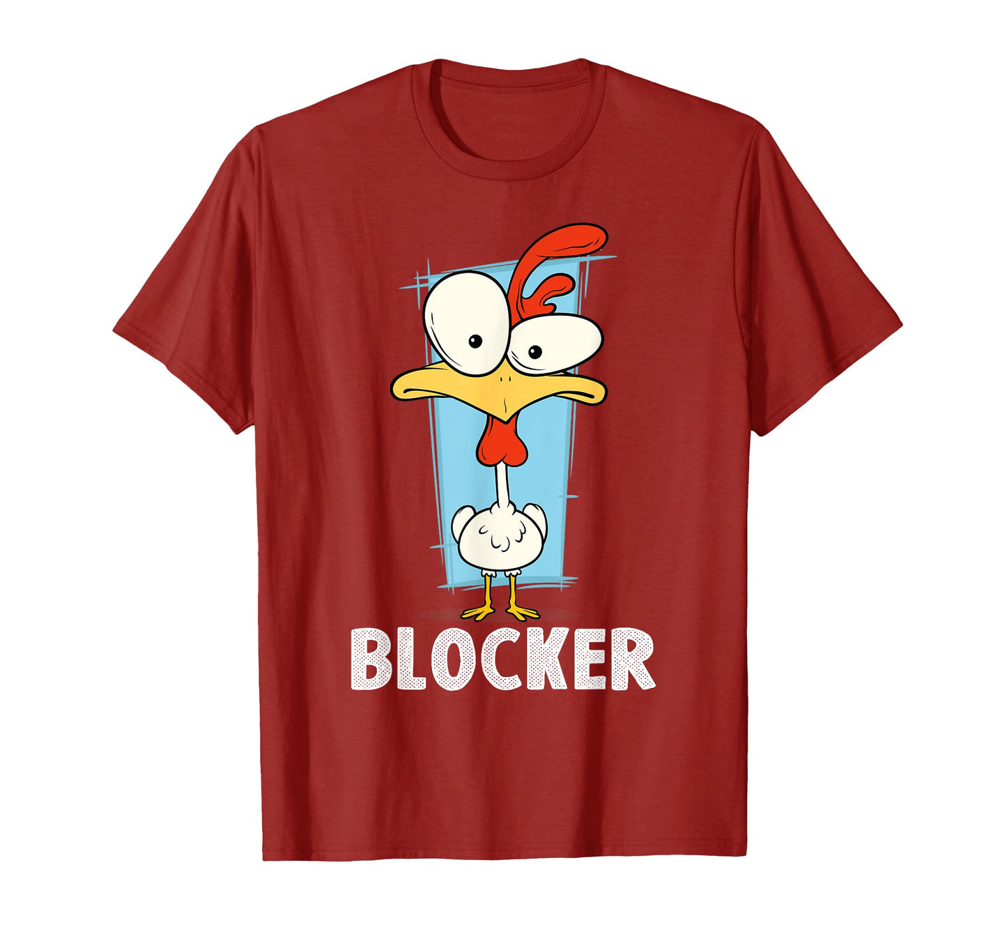 Cock Blocker Men's Funny Novelty Rooster Cock Chicken Women T-Shirt