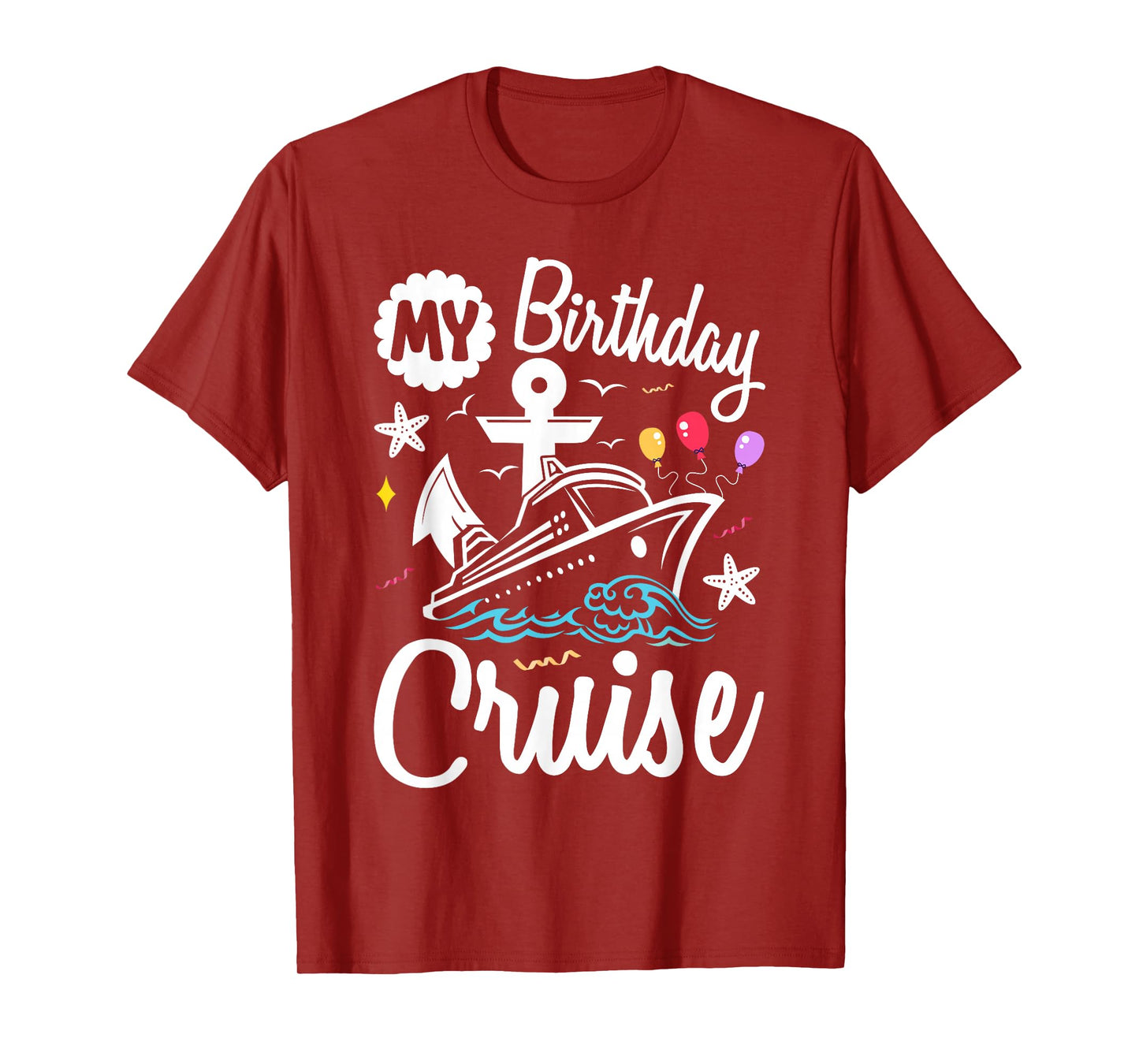 My Birthday Cruise 2025 Ship Vacation Trip Matching family T-Shirt