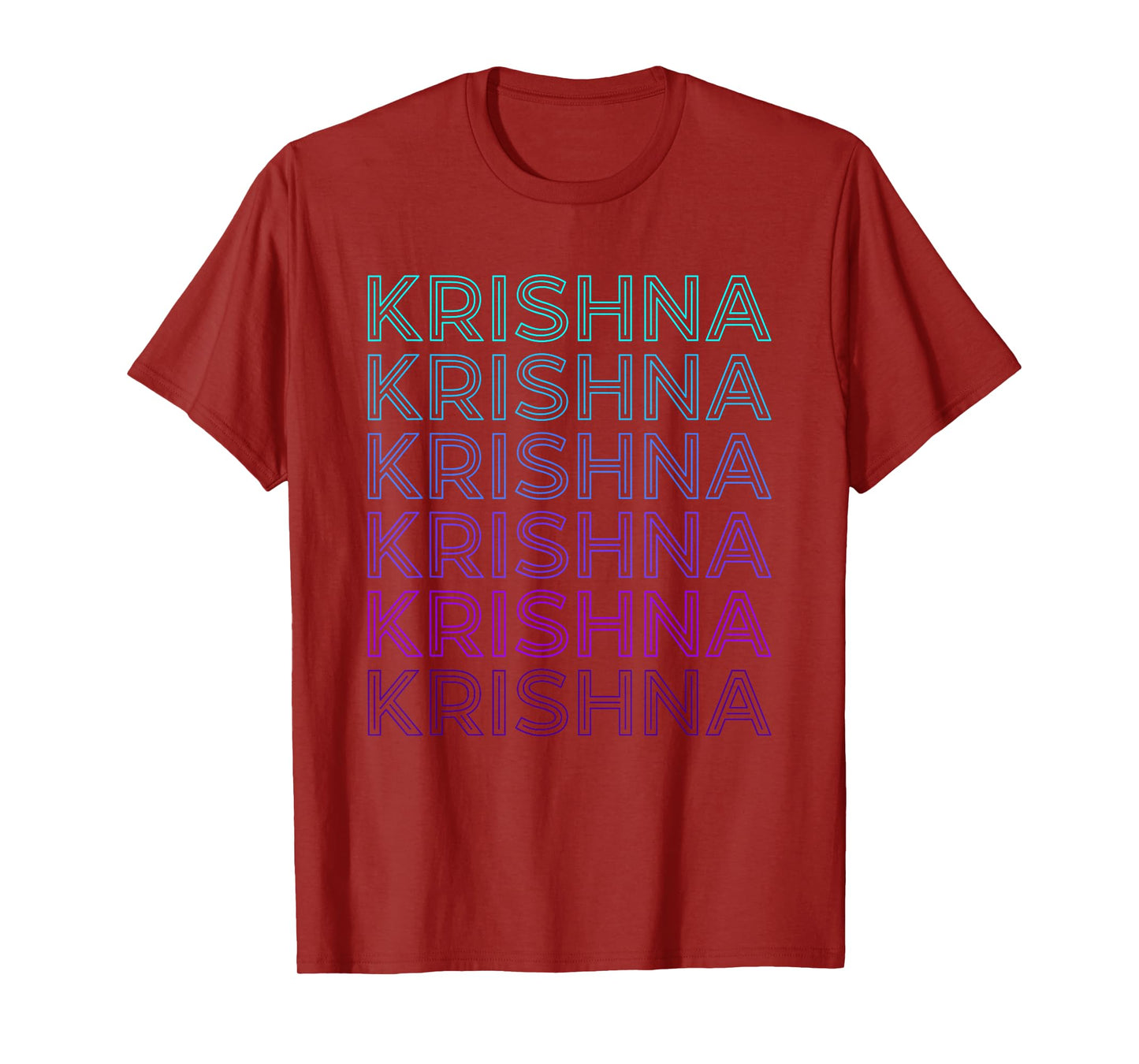 Krishna Hindu God Mythology Hinduism Retro T-Shirt
