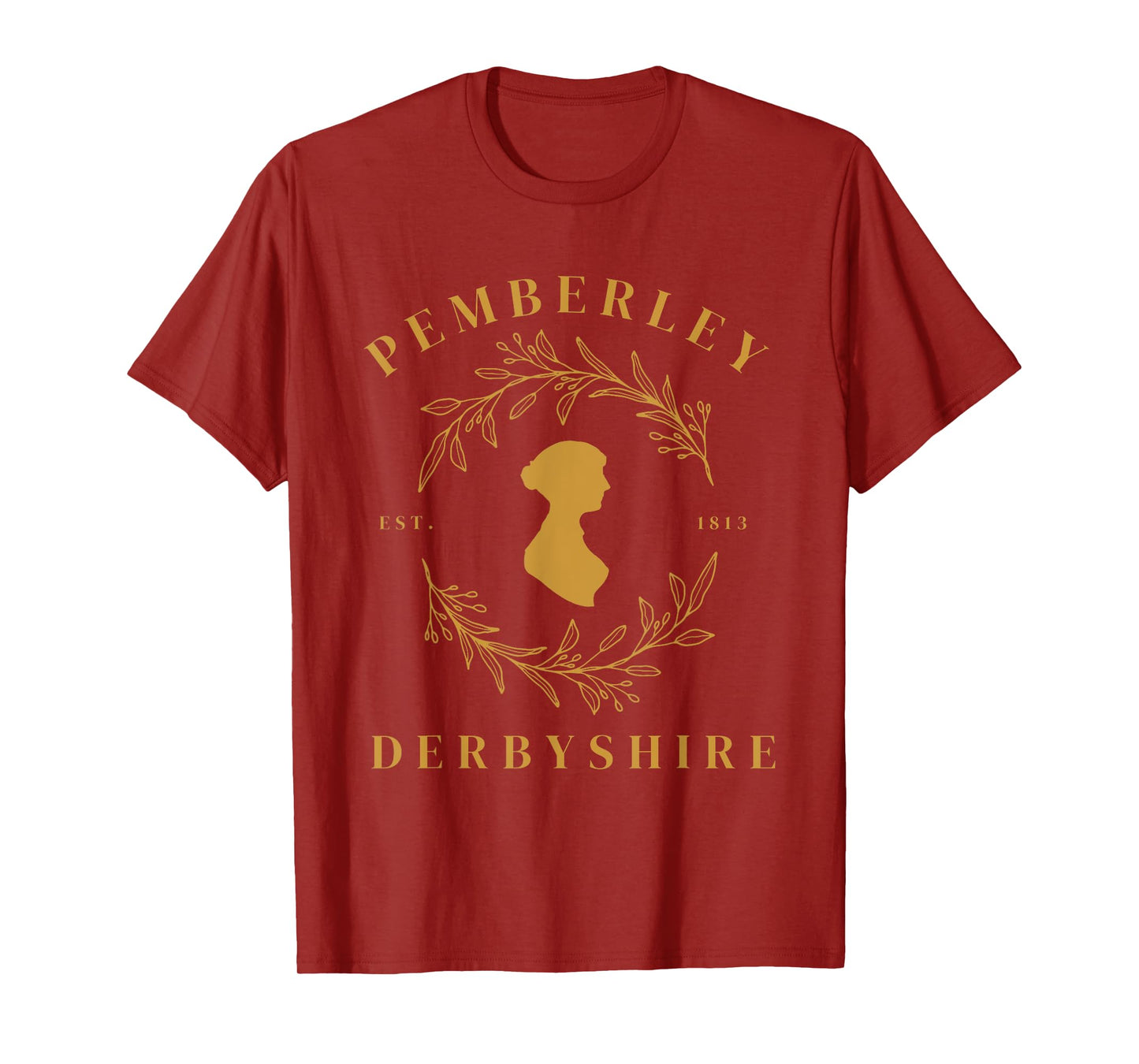 Pemberley Derbyshire 1813 Pride and Prejudice Jane Austen T-Shirt
